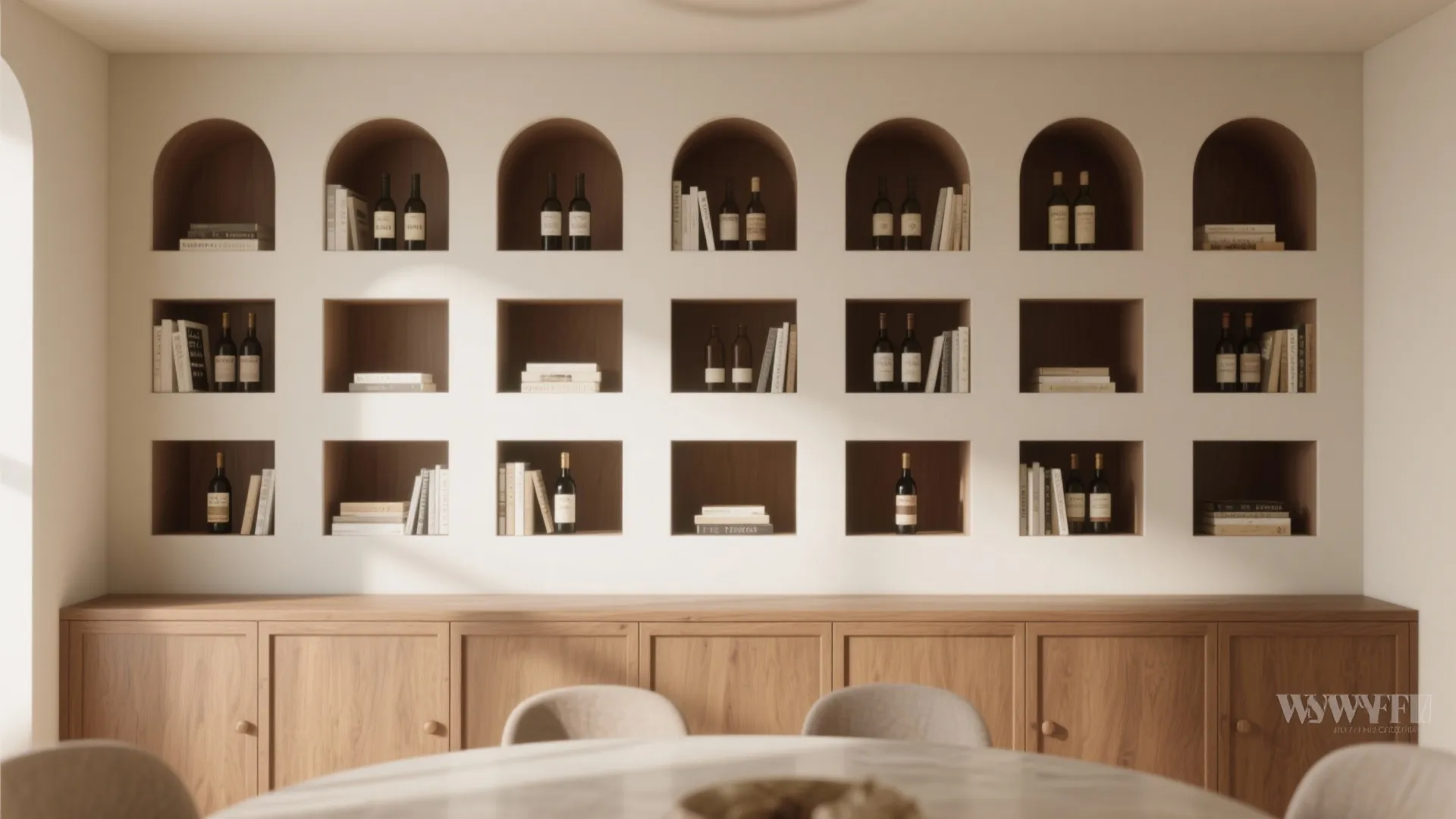 Built-In Wall of Niches