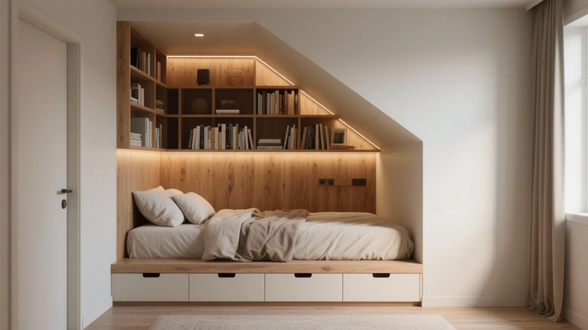 5. Create a built-in nook or platform bed