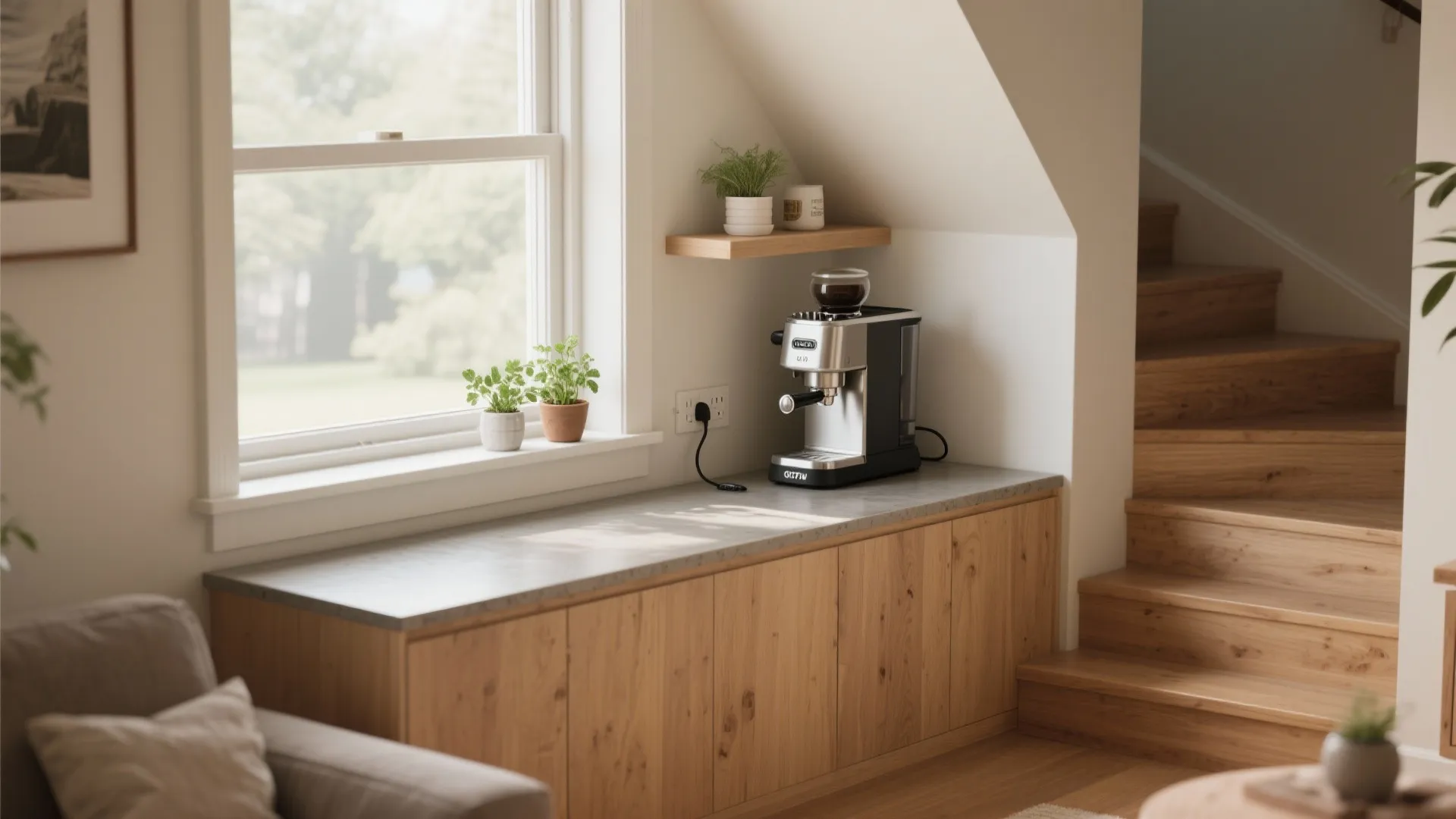 2. Built-In Nooks Under Stairs or Windows