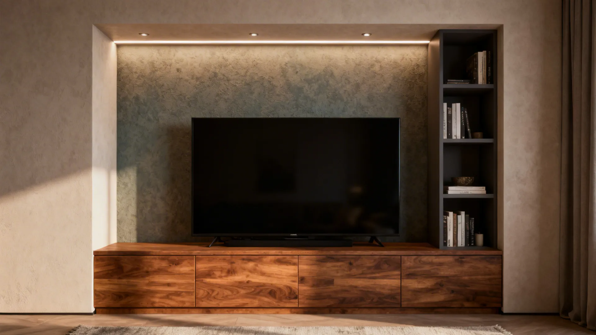 3. Built-in Nook with Accent Wall