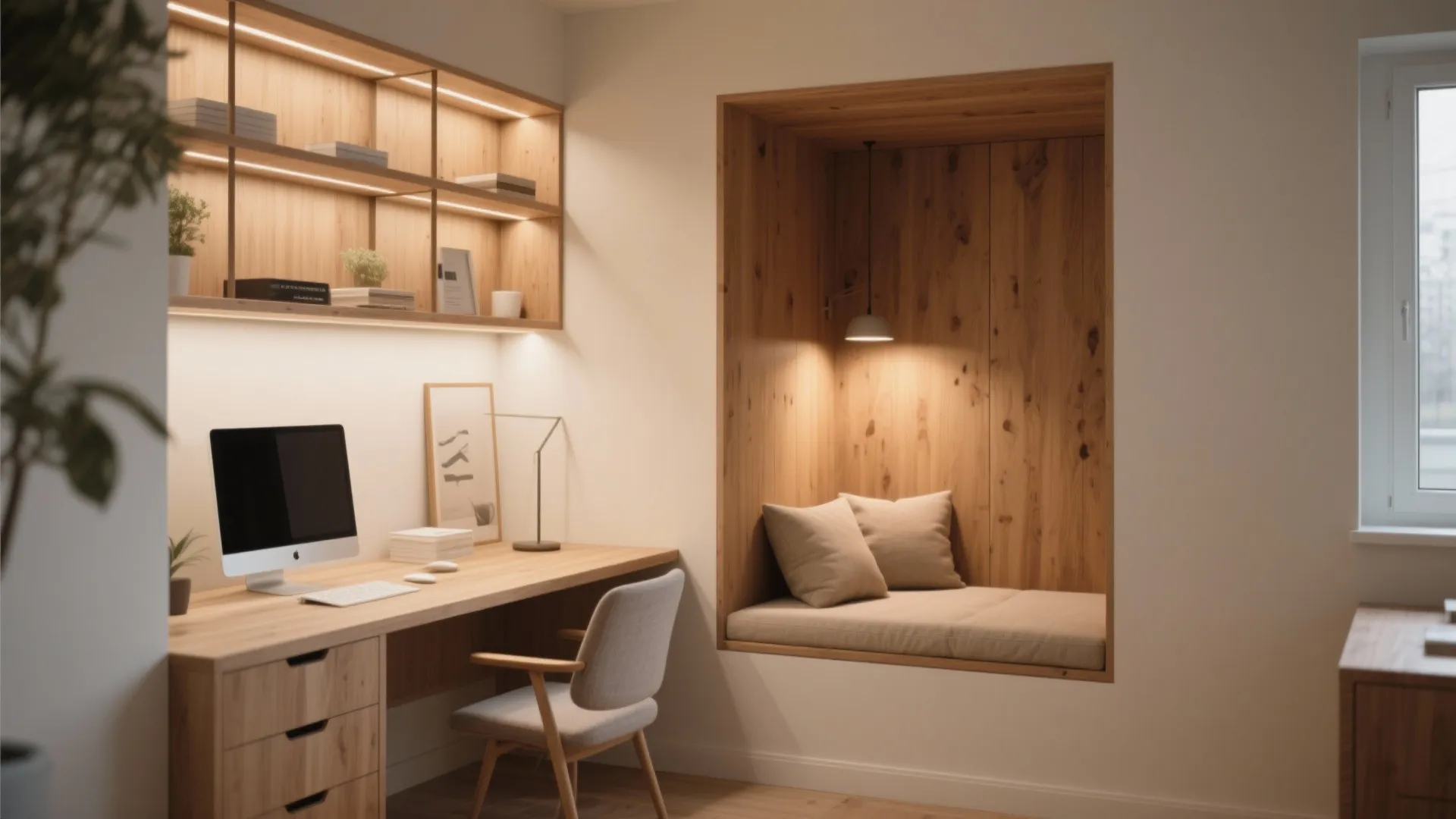 2. Built-In Nook Office