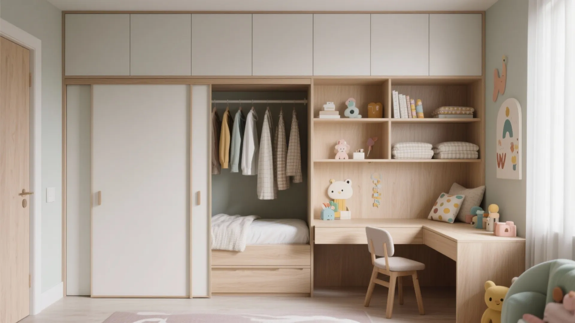 5. Built-in Nooks and Convertible Modules