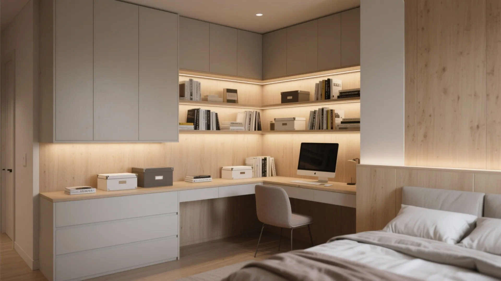 2. Built-in storage that feels custom