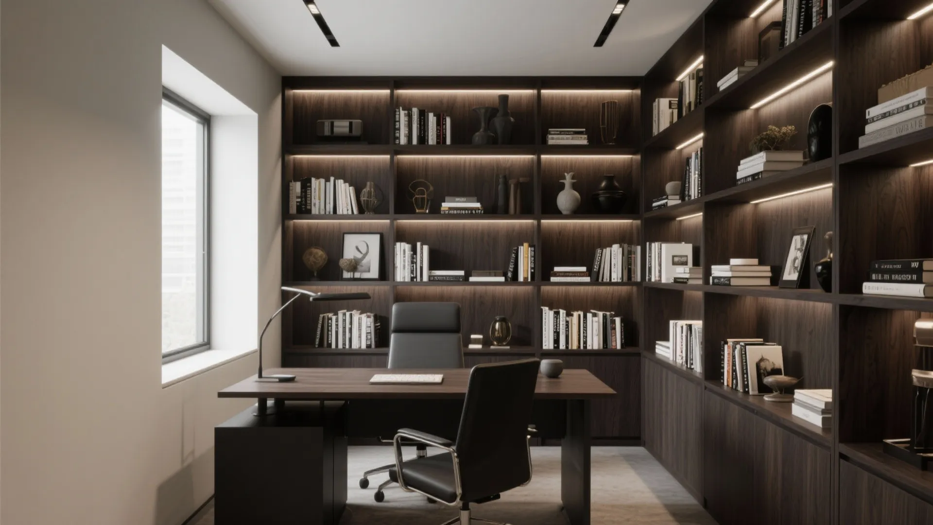 5. Built-in Storage Walls