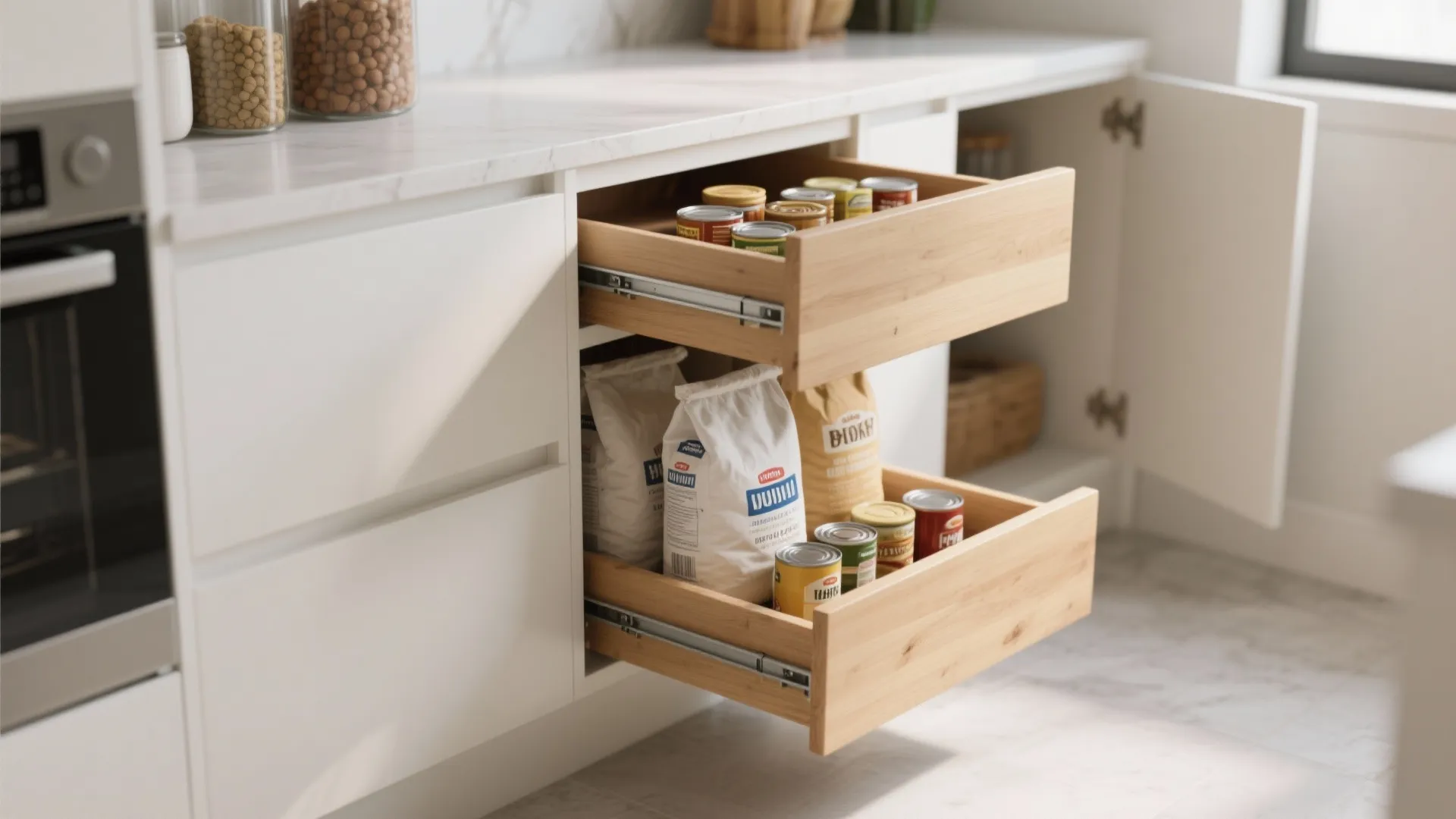 6. Built-In Drawers