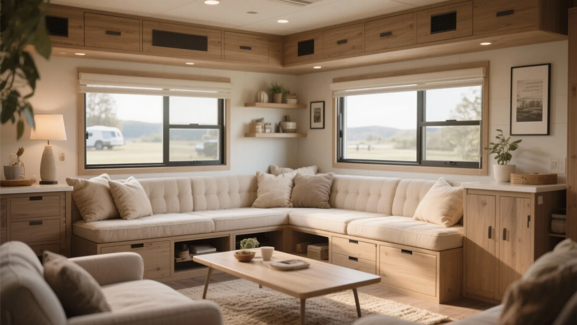 3. Built-In Storage Seating