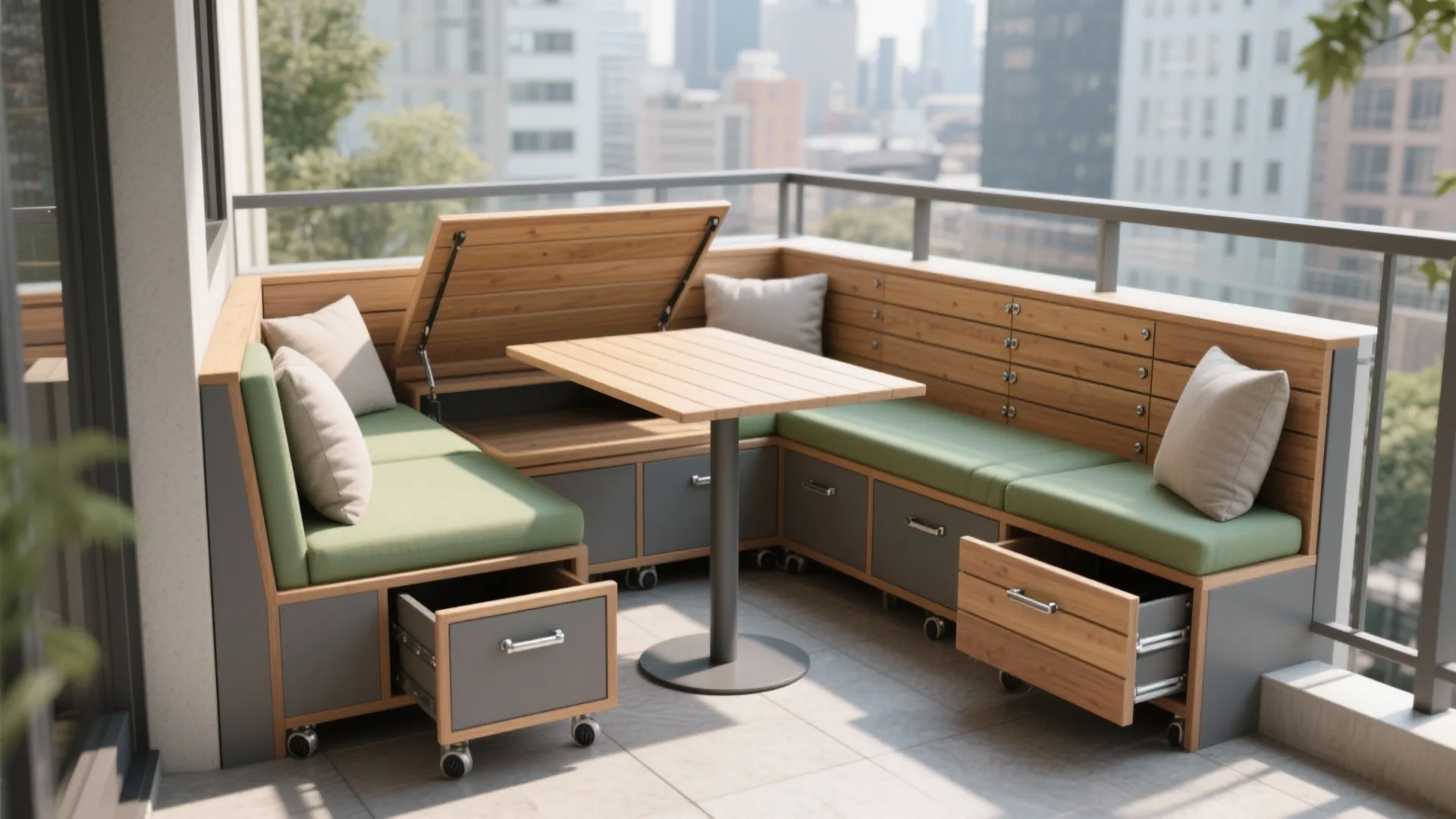 Built-in Seating With Hidden Storage