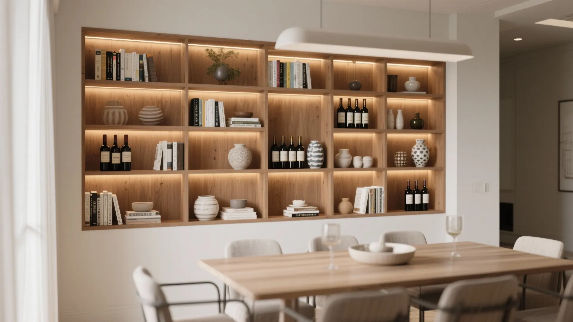 8. Built-In Shelving