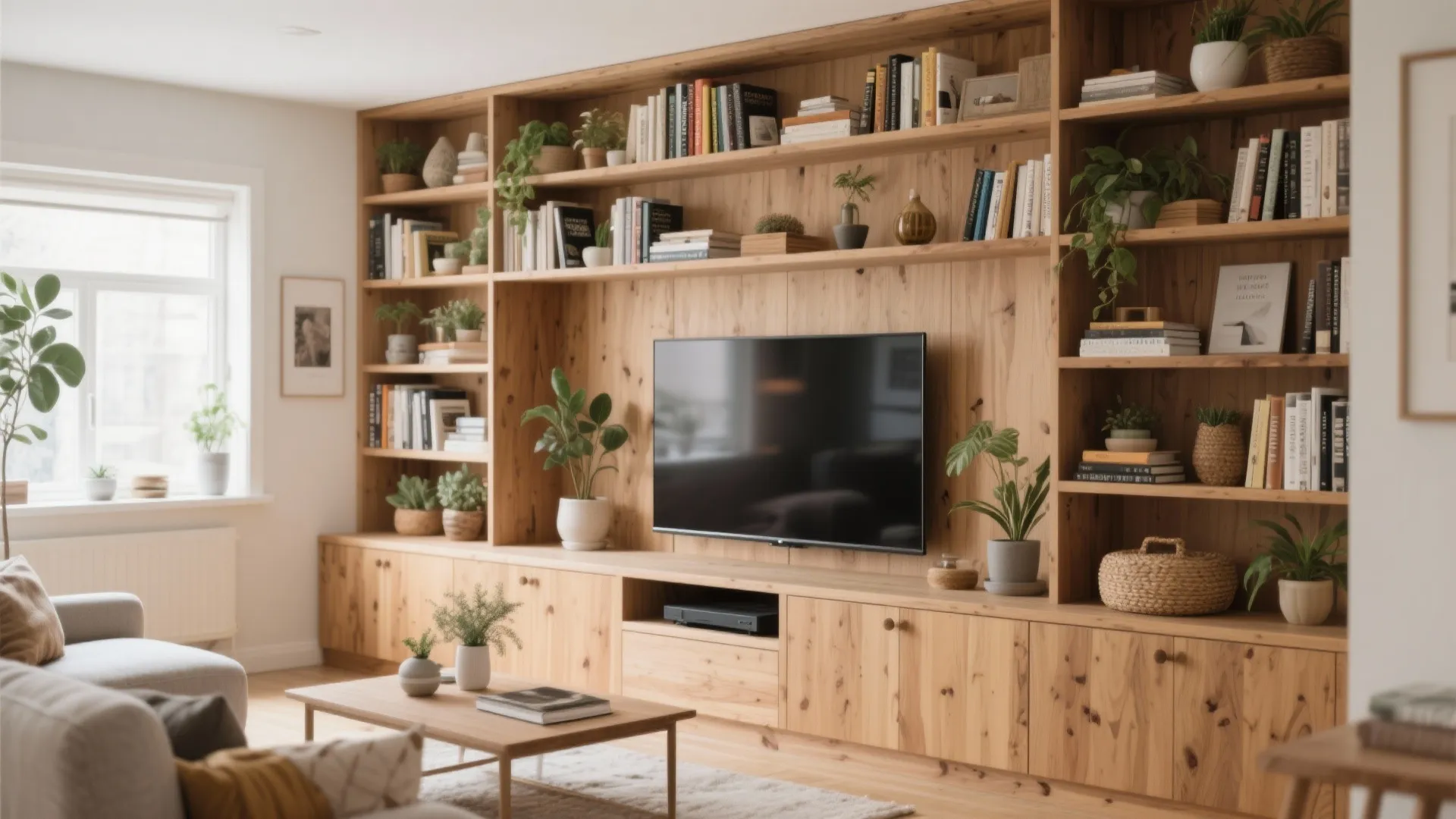 6. Built-in Shelving for both Style & Function