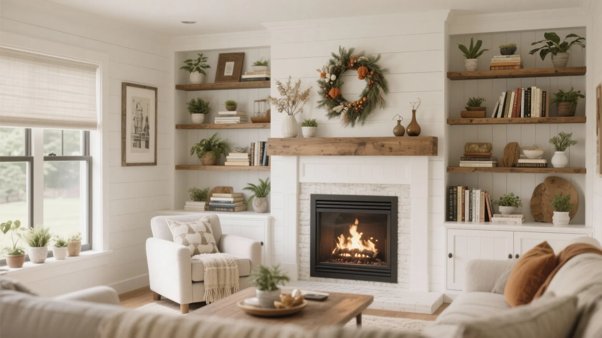 2. Built-In Shelving for Style and Storage