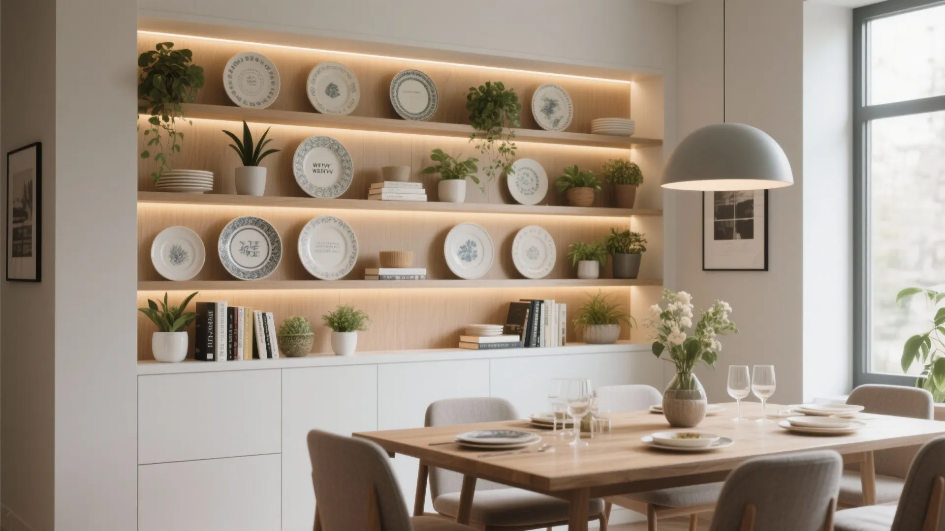 10. Built-In Shelves