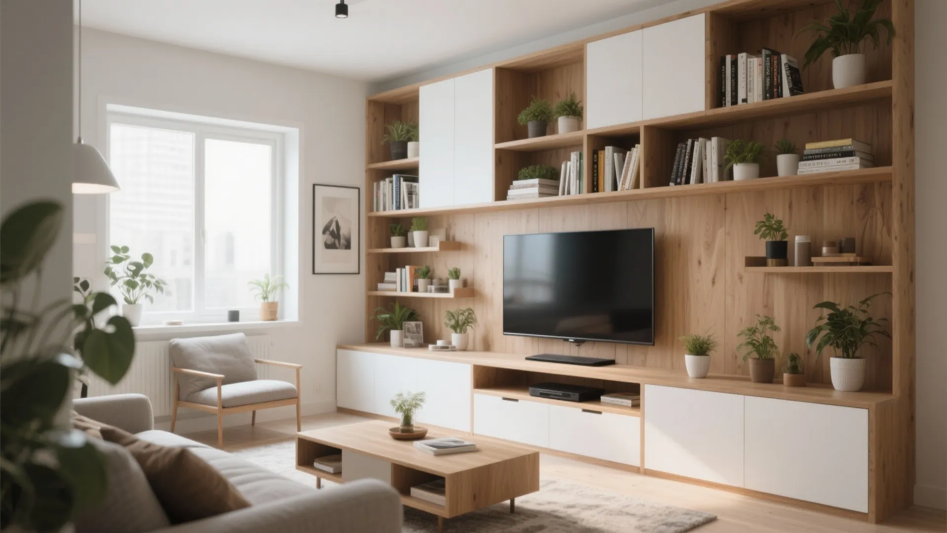 Built-in Shelving Units