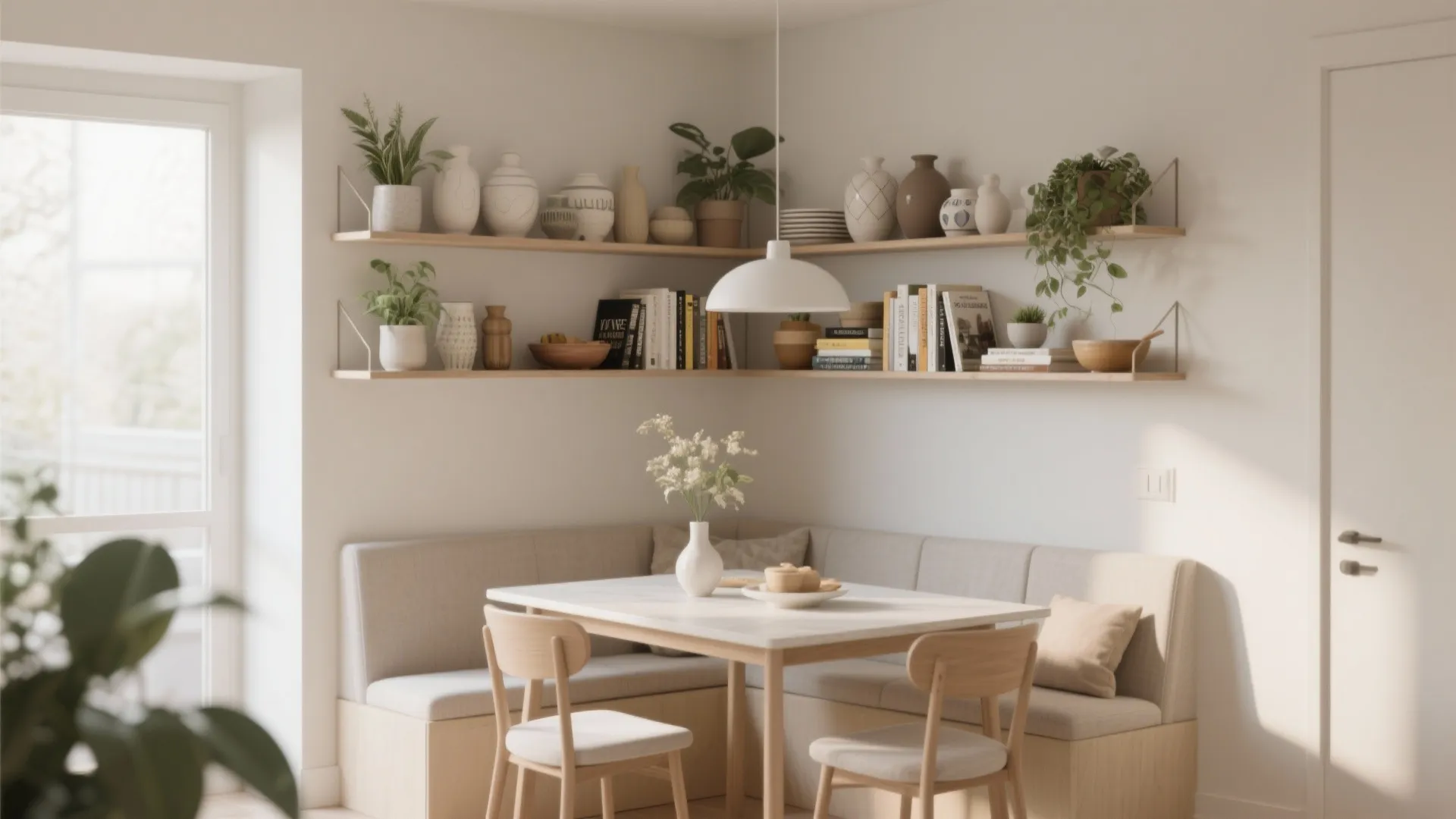 5. Built-in Shelving with Decor