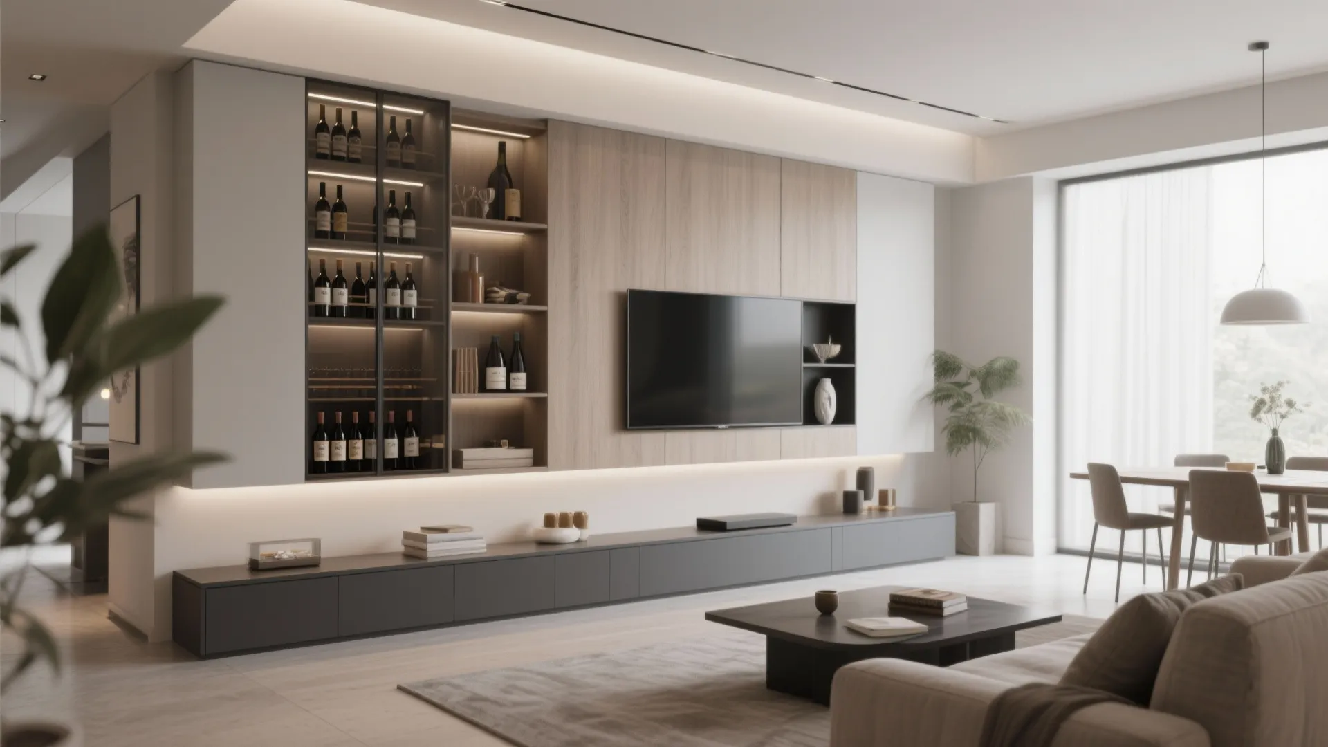 8. Built-In Shelving for Seamless Storage