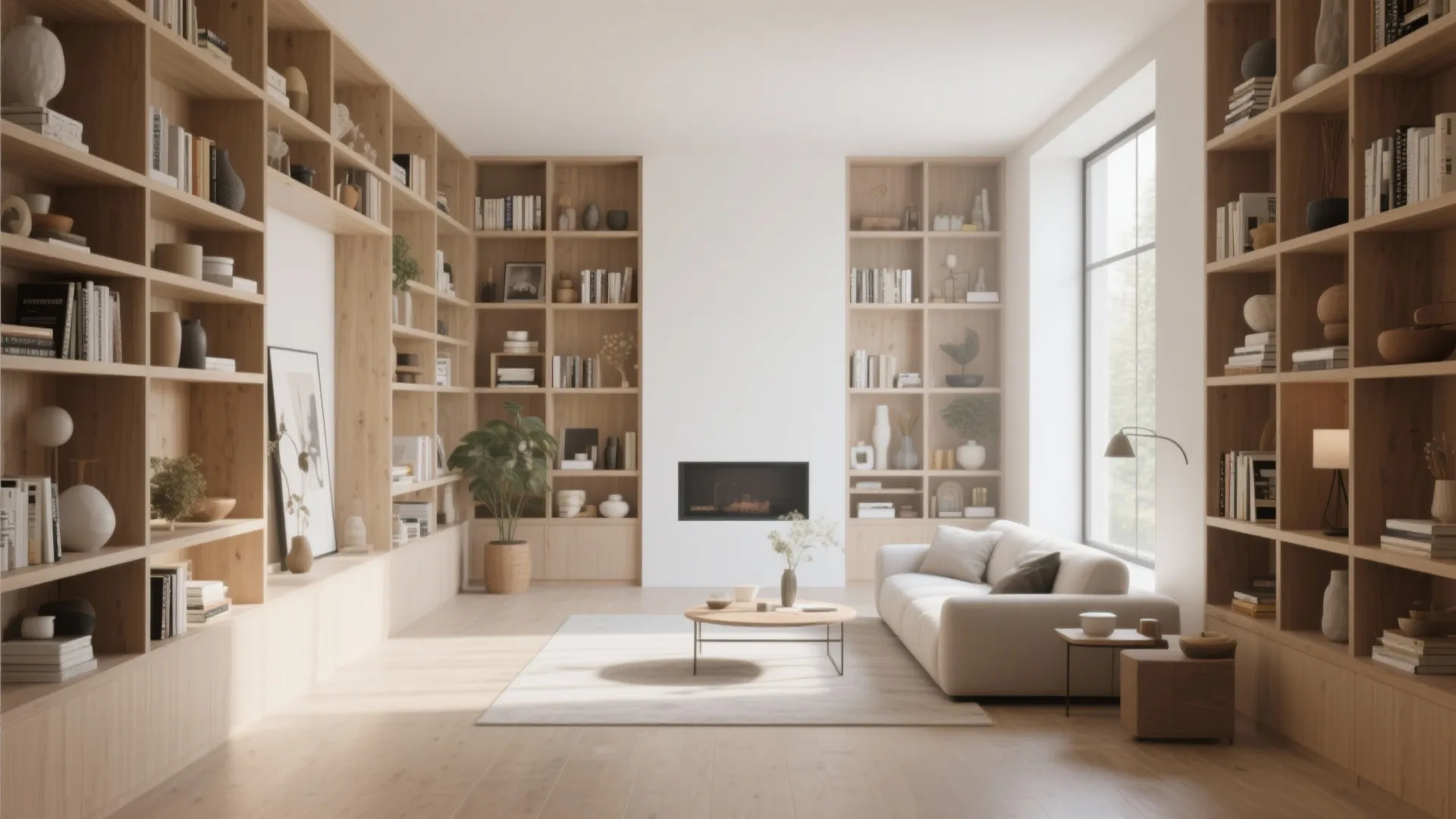 7. Built-in Shelving