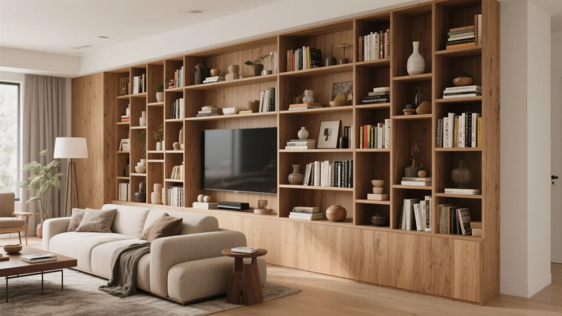 9. Built-In Shelving for Vertical Storage