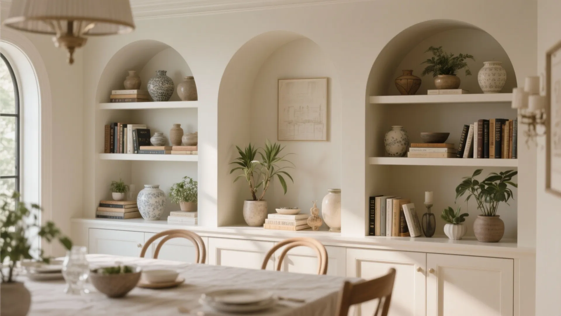 2. Built-in Shelving Niches