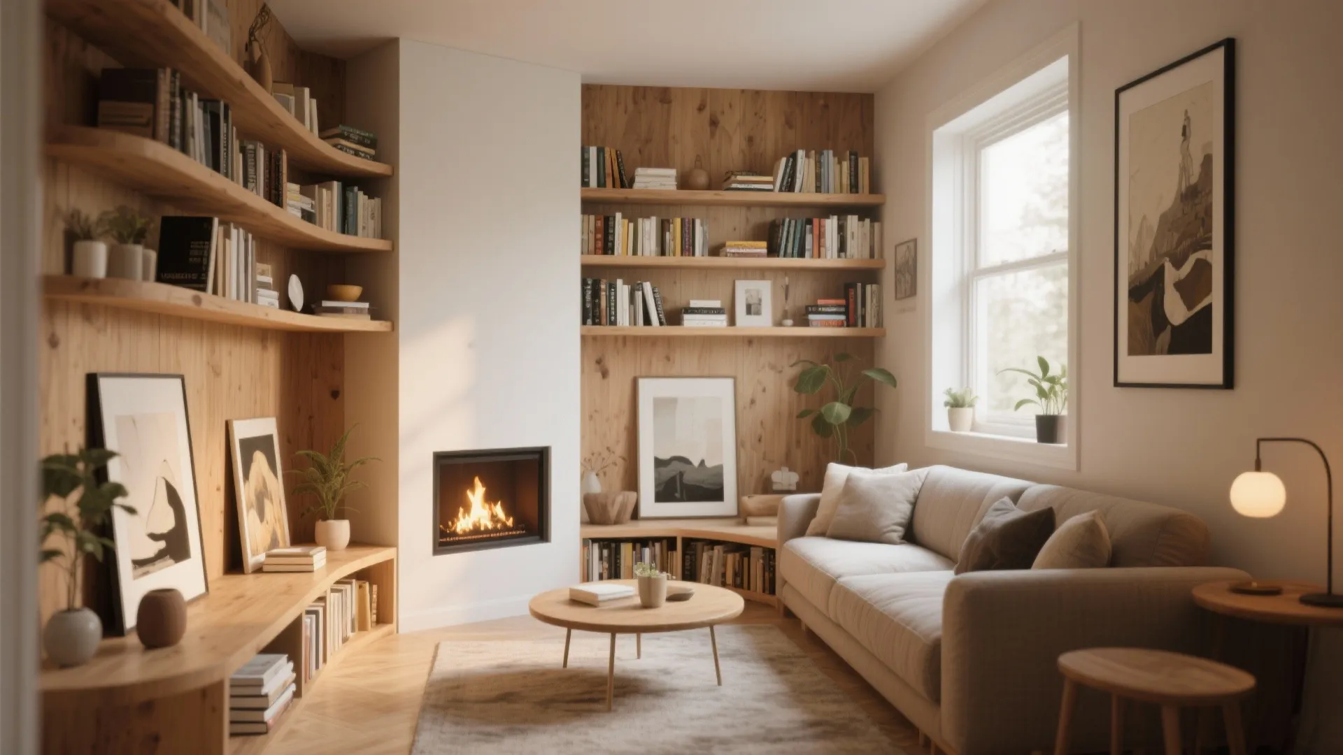 2. Built-in Shelving Wrap