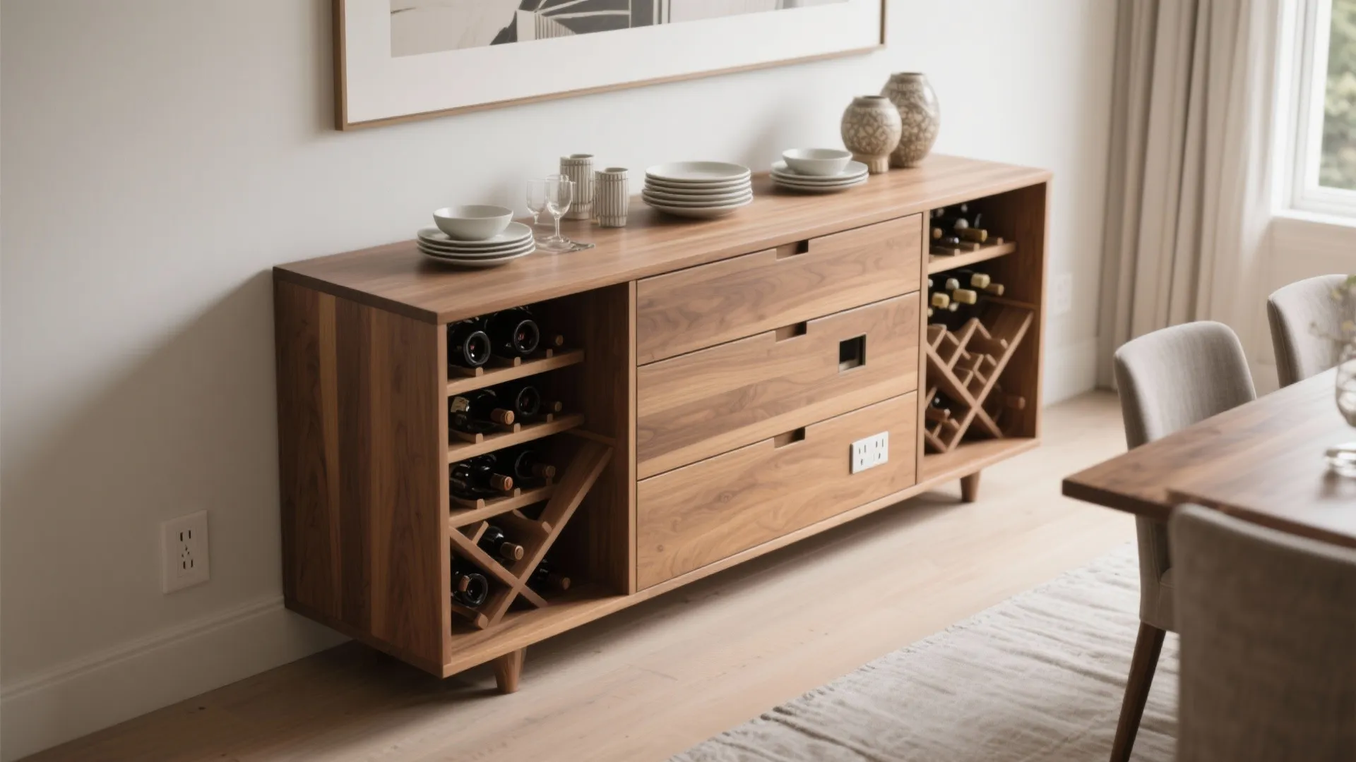 2. Built-in Sideboard