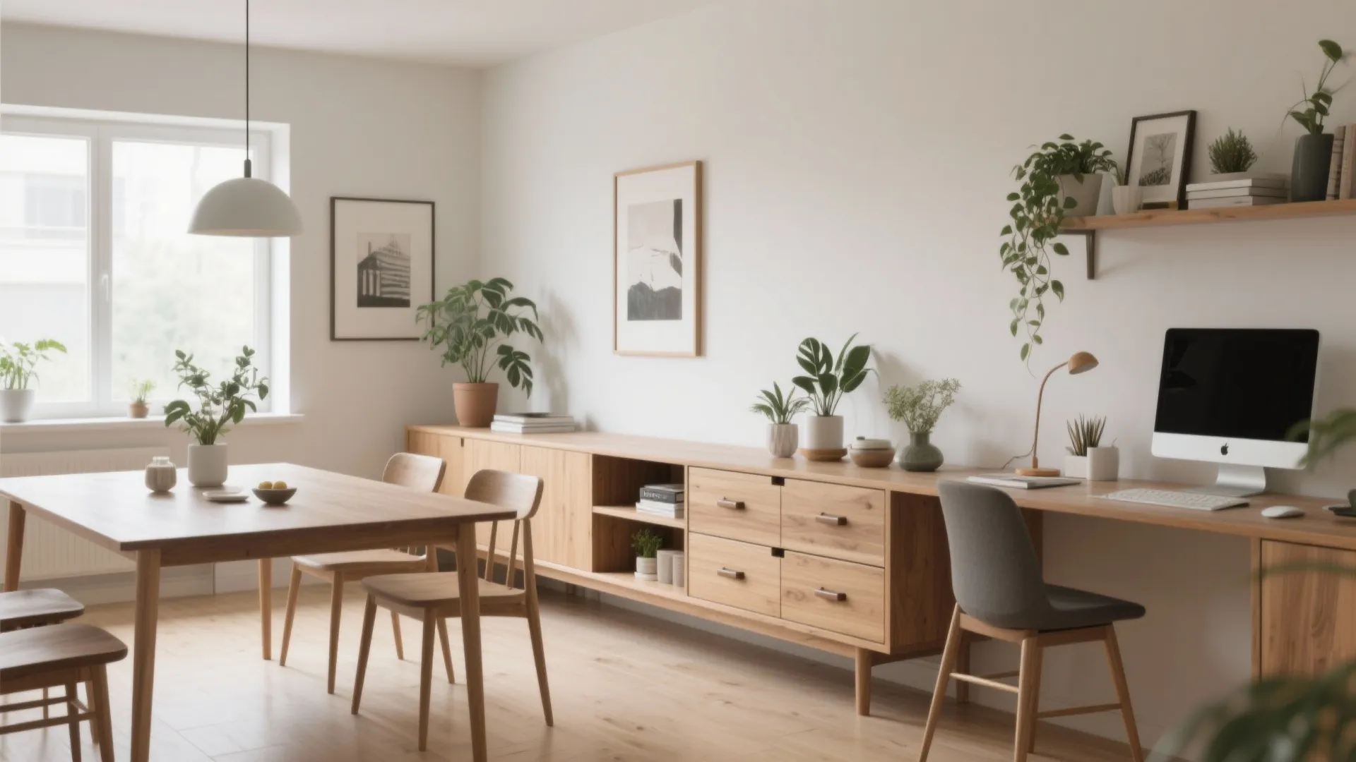 Built-In Sideboard with Hidden Storage