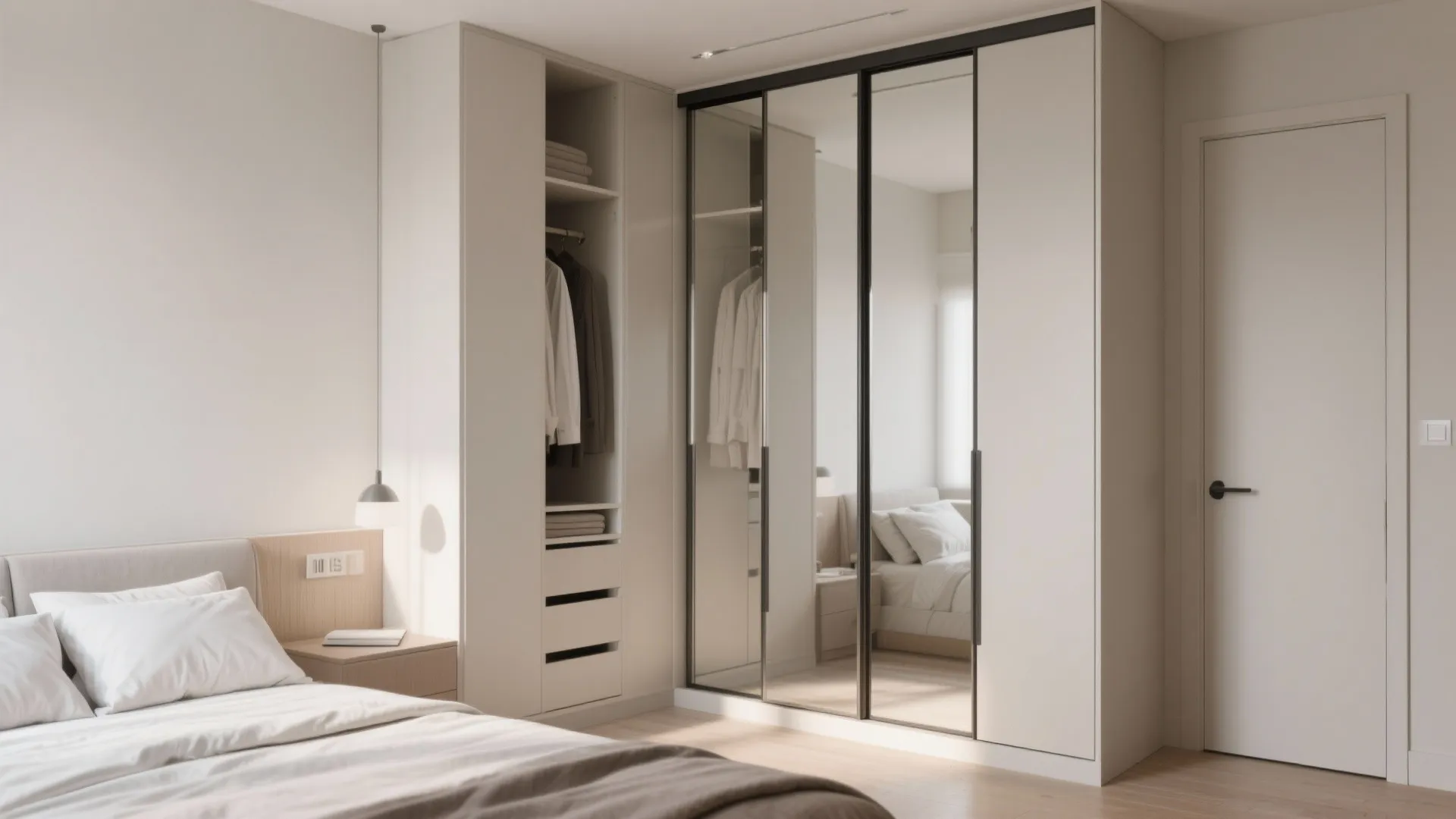 1. Built-in Wardrobes with Sliding Doors