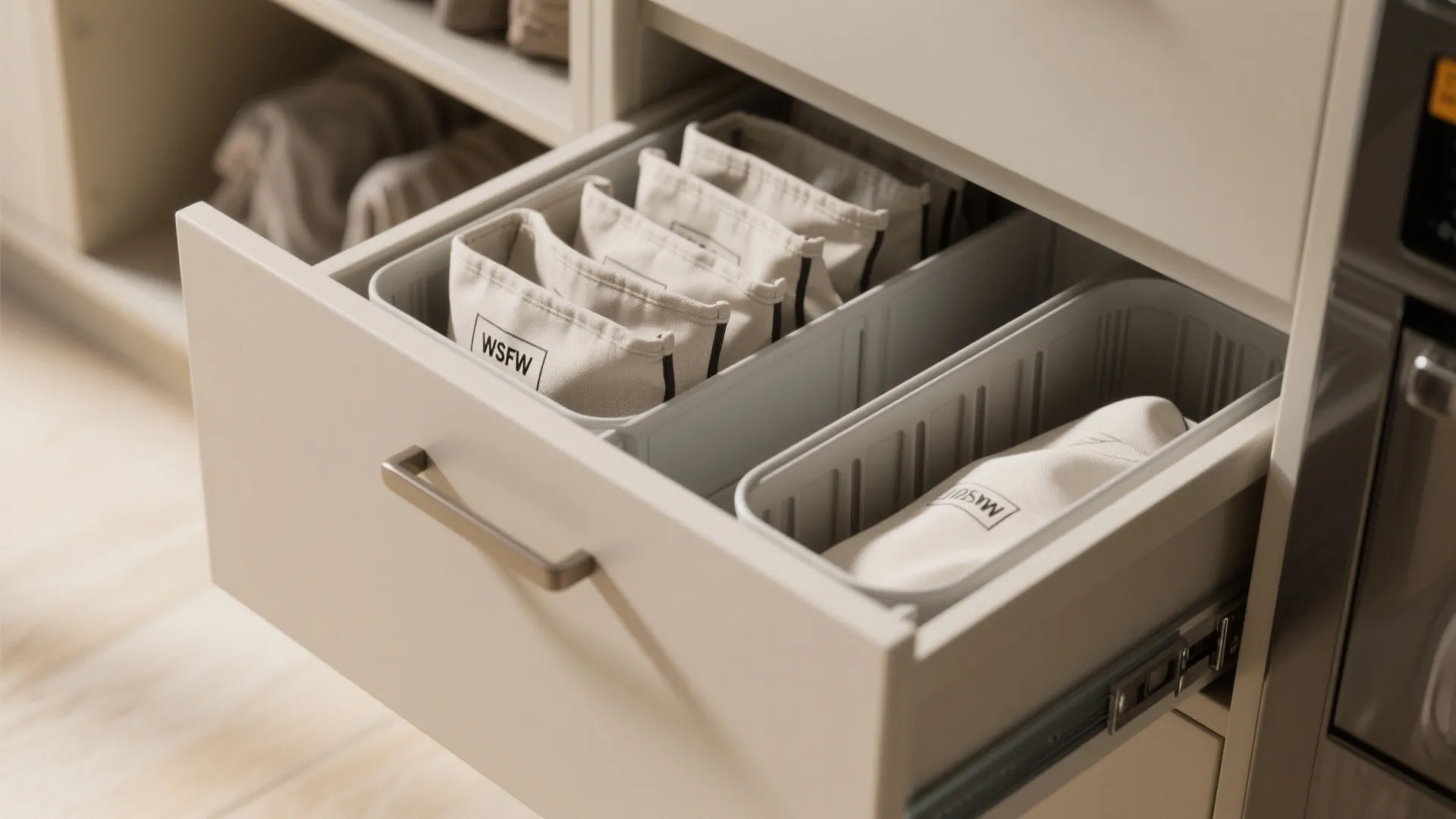 3. Hide the Mess with Built-in Sorters