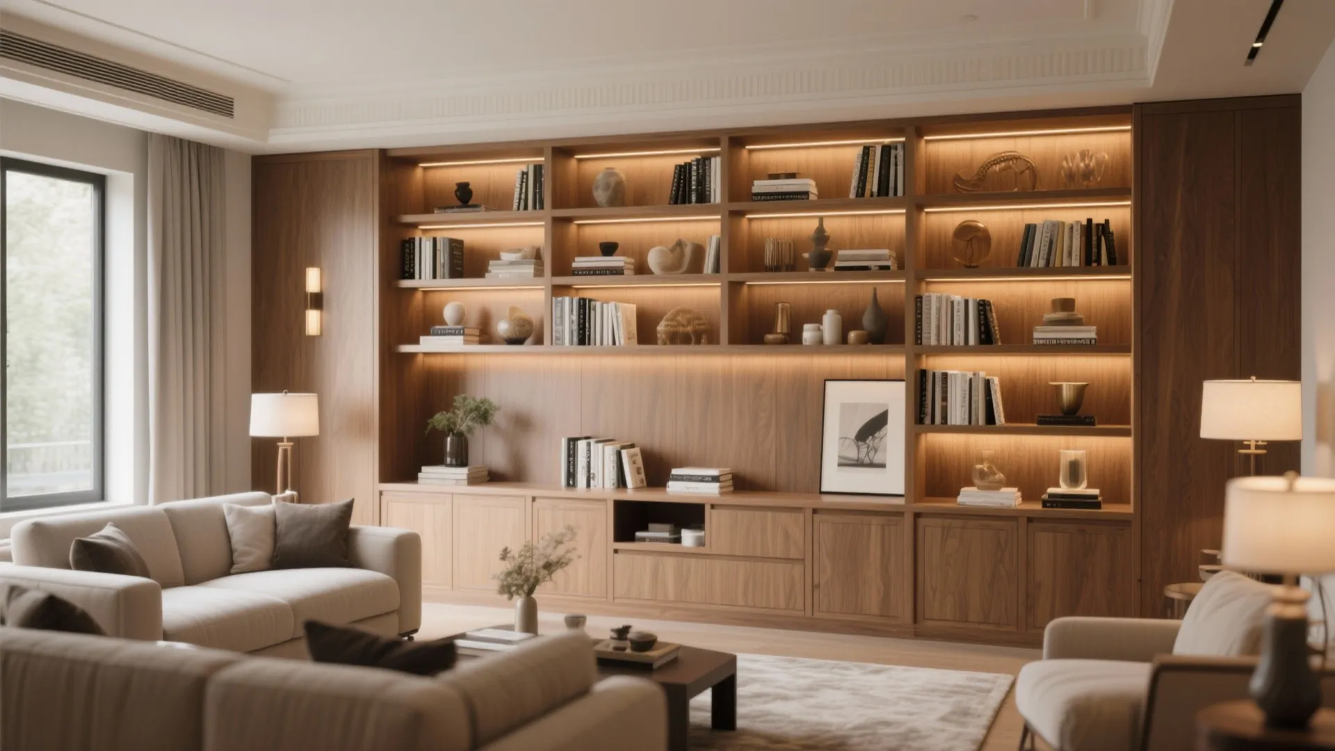 8. Statement Wall with Built-ins