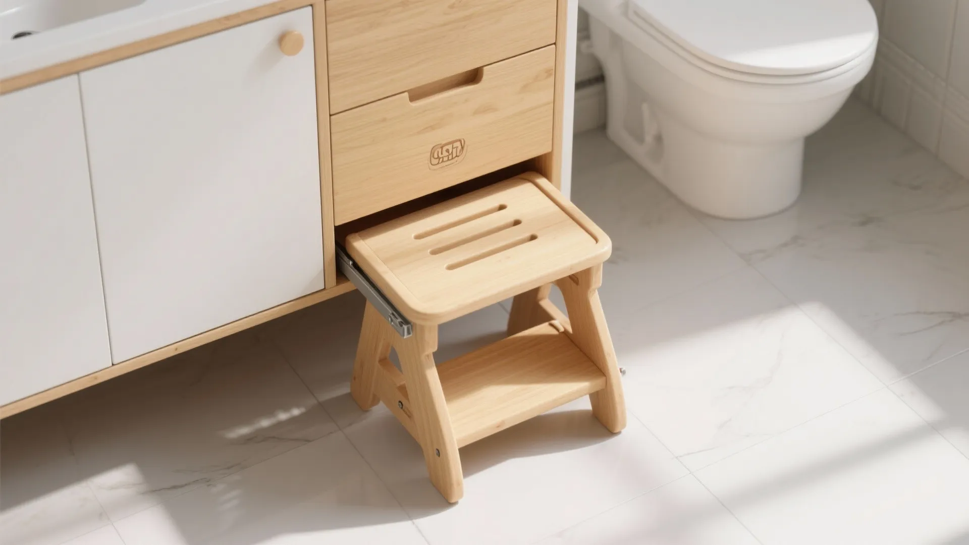 6. Built-In Step Stools