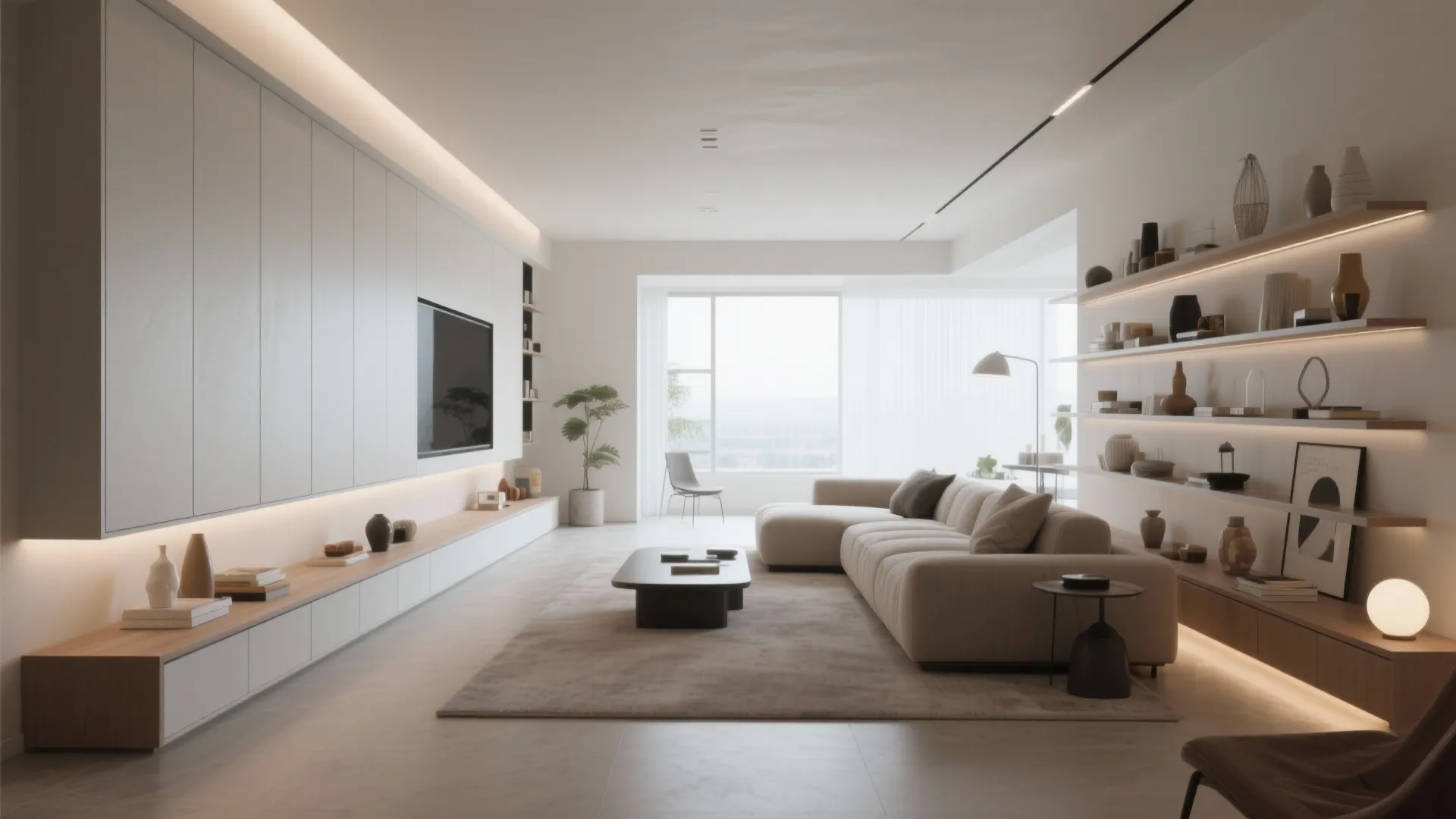 9. Built-In Storage Walls