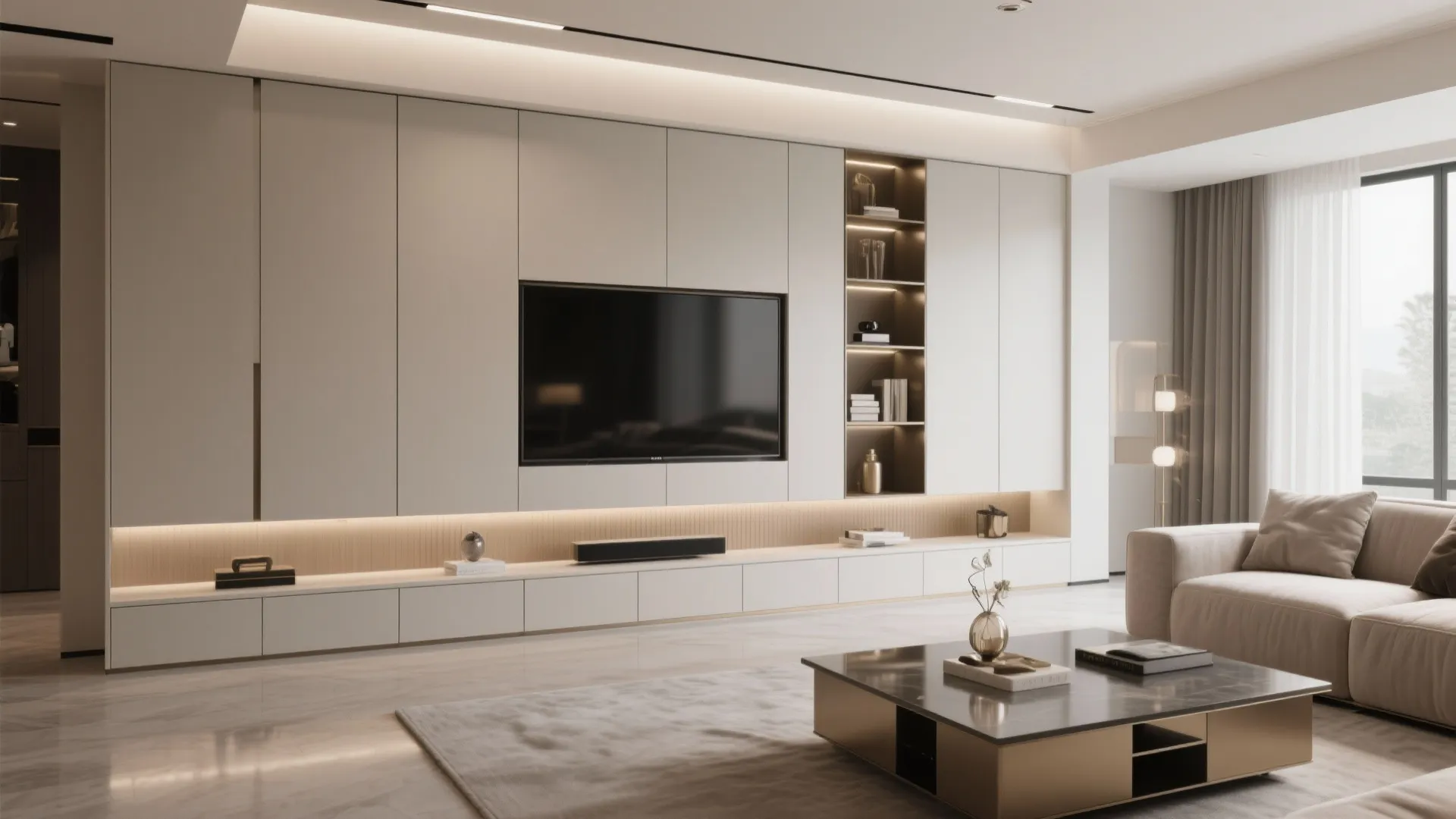 8. Built-in Storage Walls