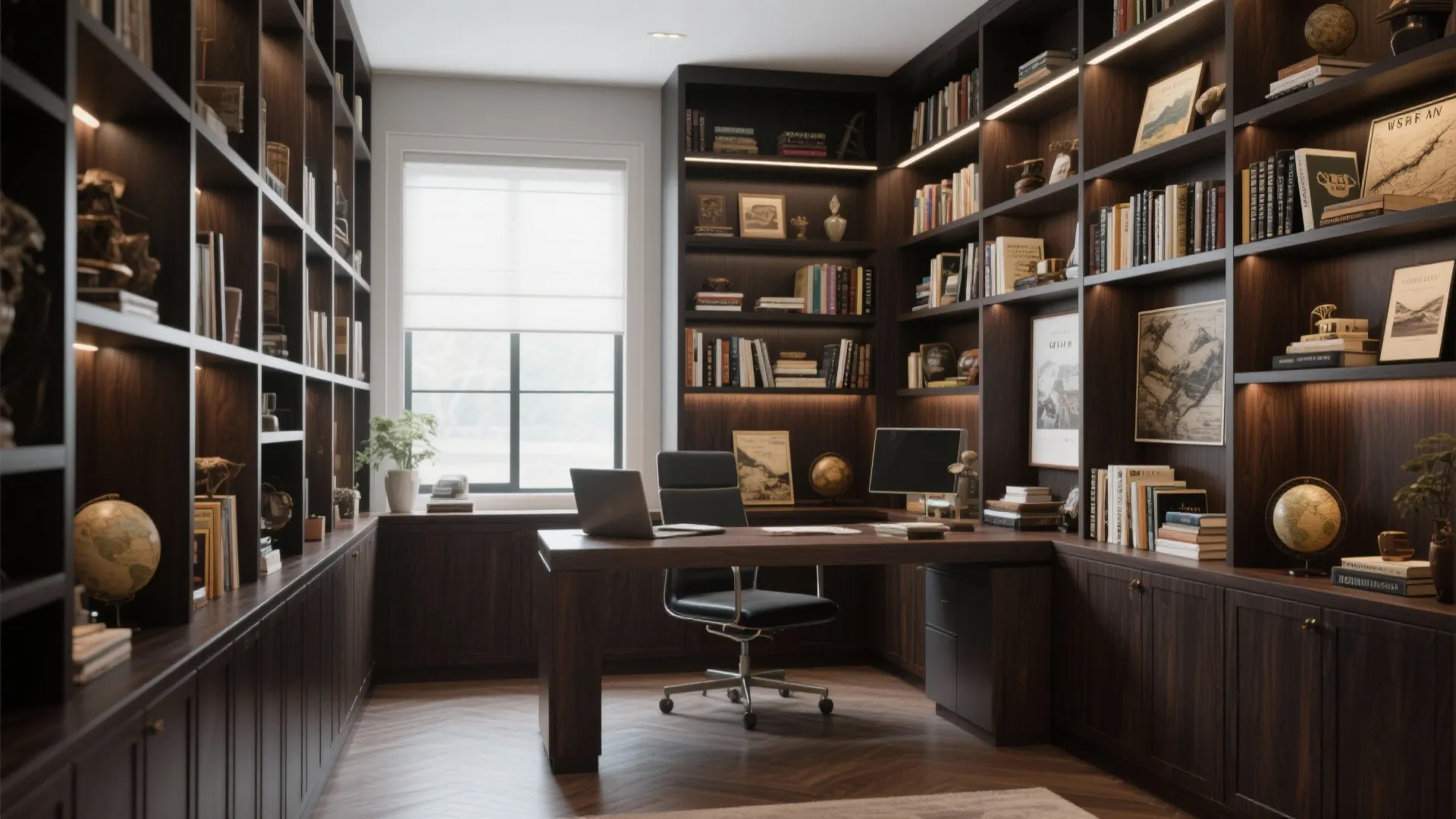 4. Built-in Storage Wall