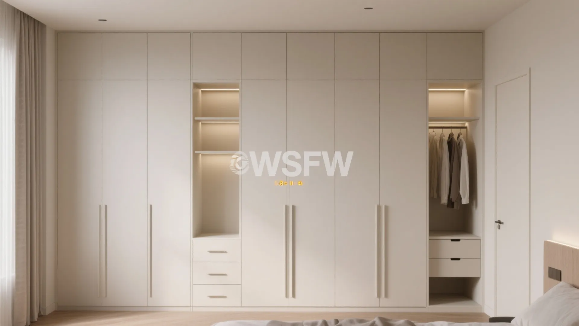 2. Built-In Storage Walls