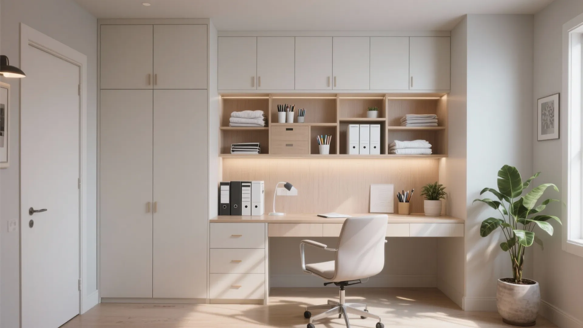 4. Built-In Storage Wall