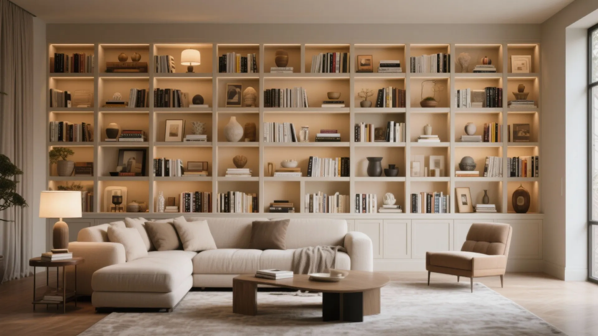 5. Wall-to-wall Built-in Storage