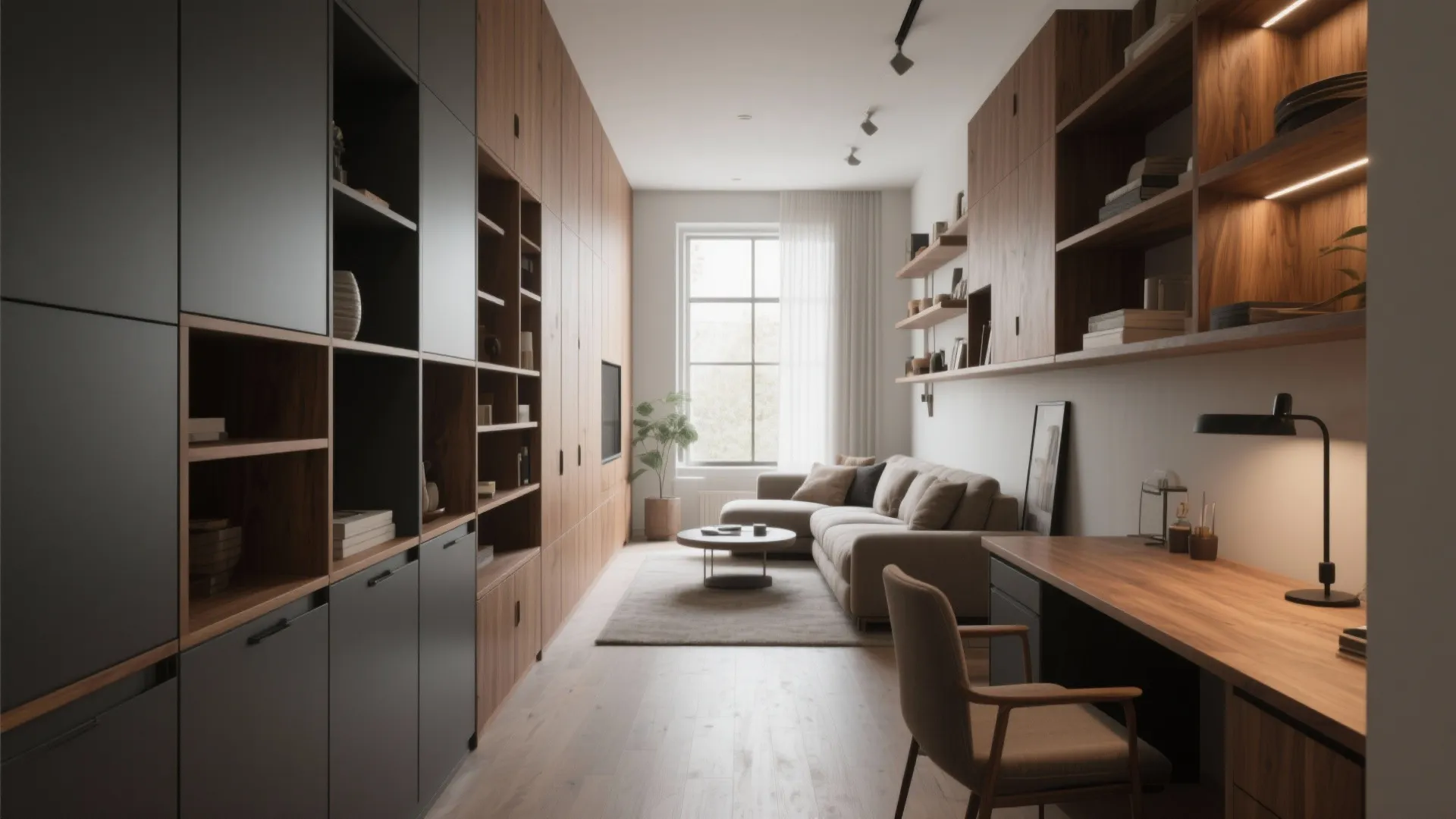 Built-In Storage Walls