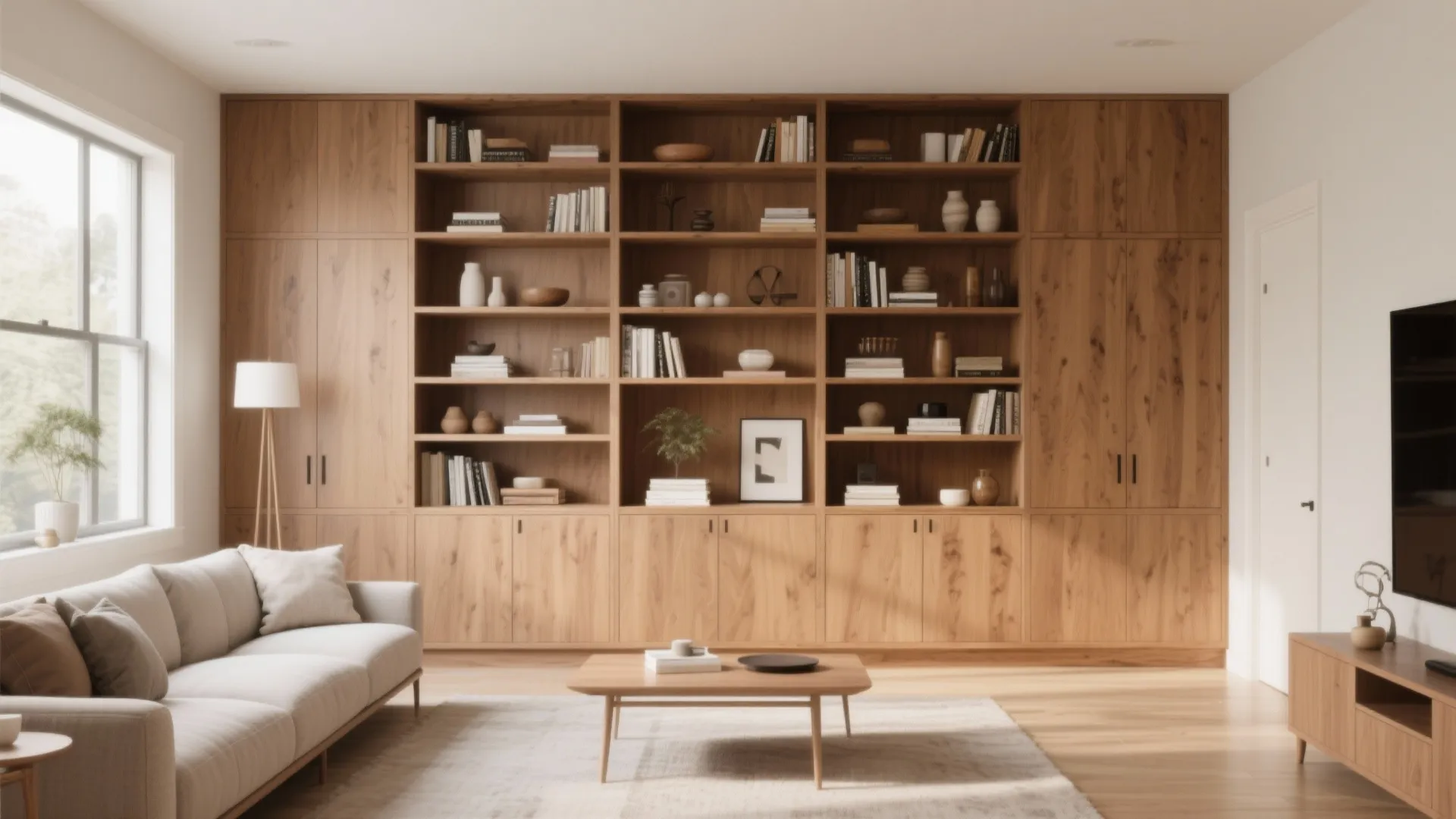 Built-In Storage Walls