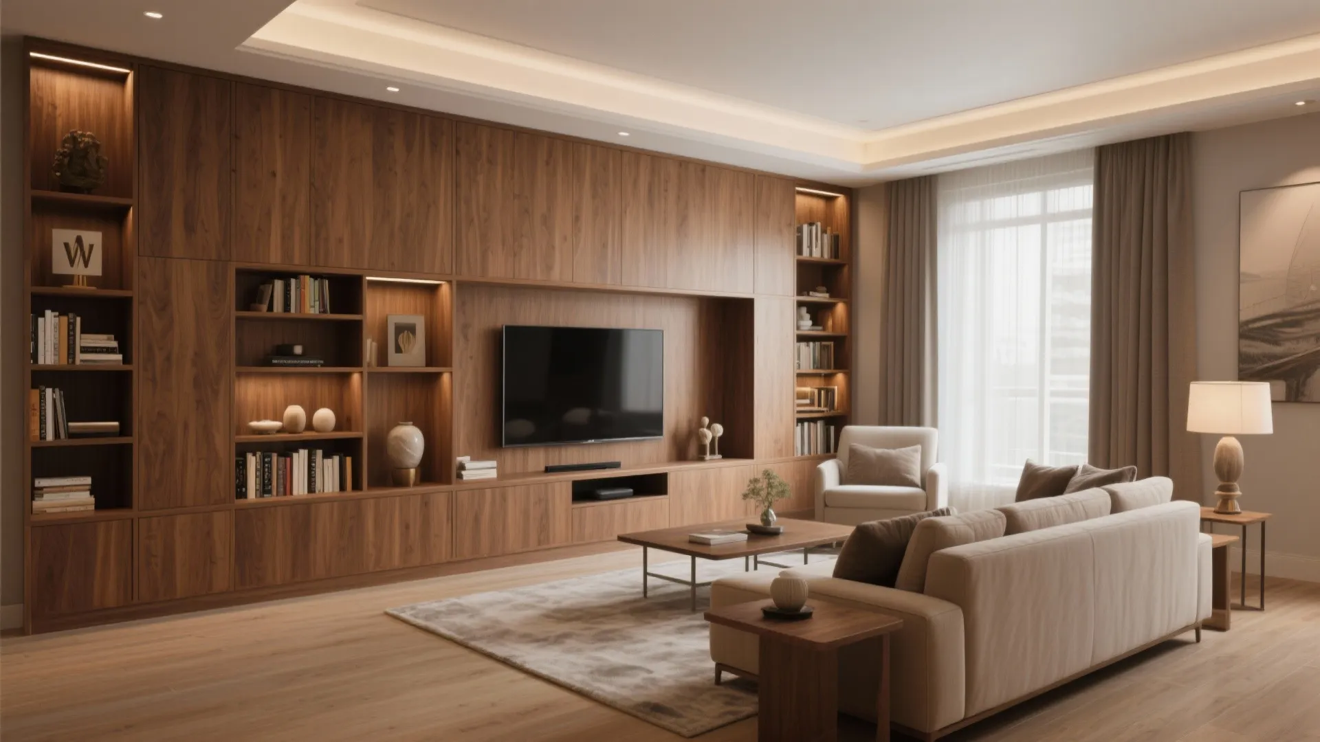 Built-in Storage Walls