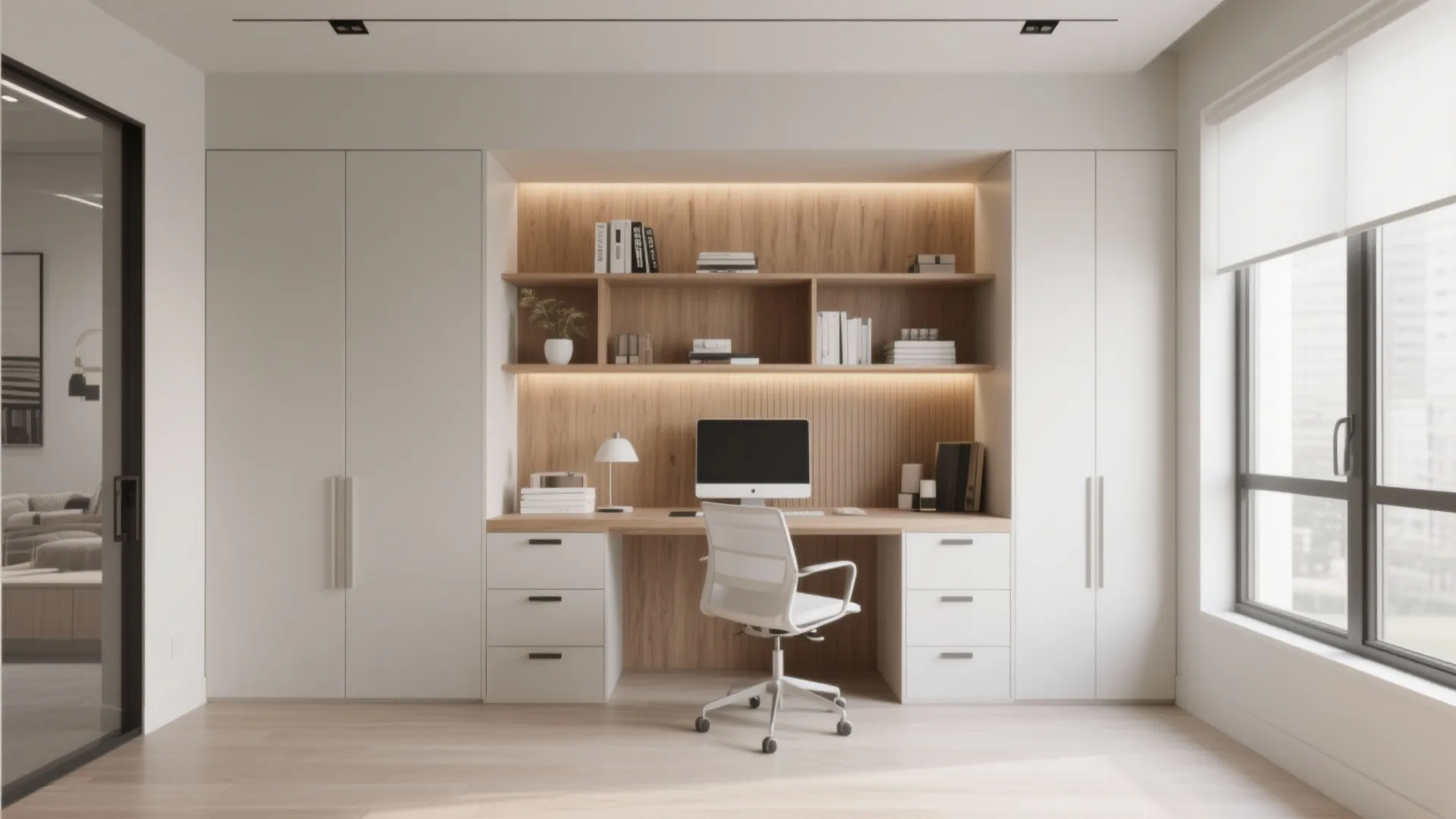 3. Built-in Storage Walls