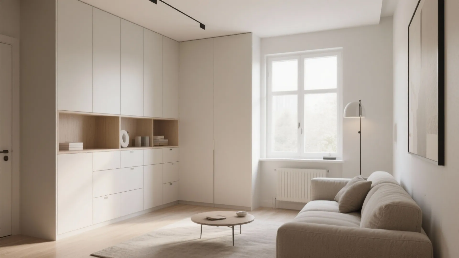 Minimalist Built-In Storage