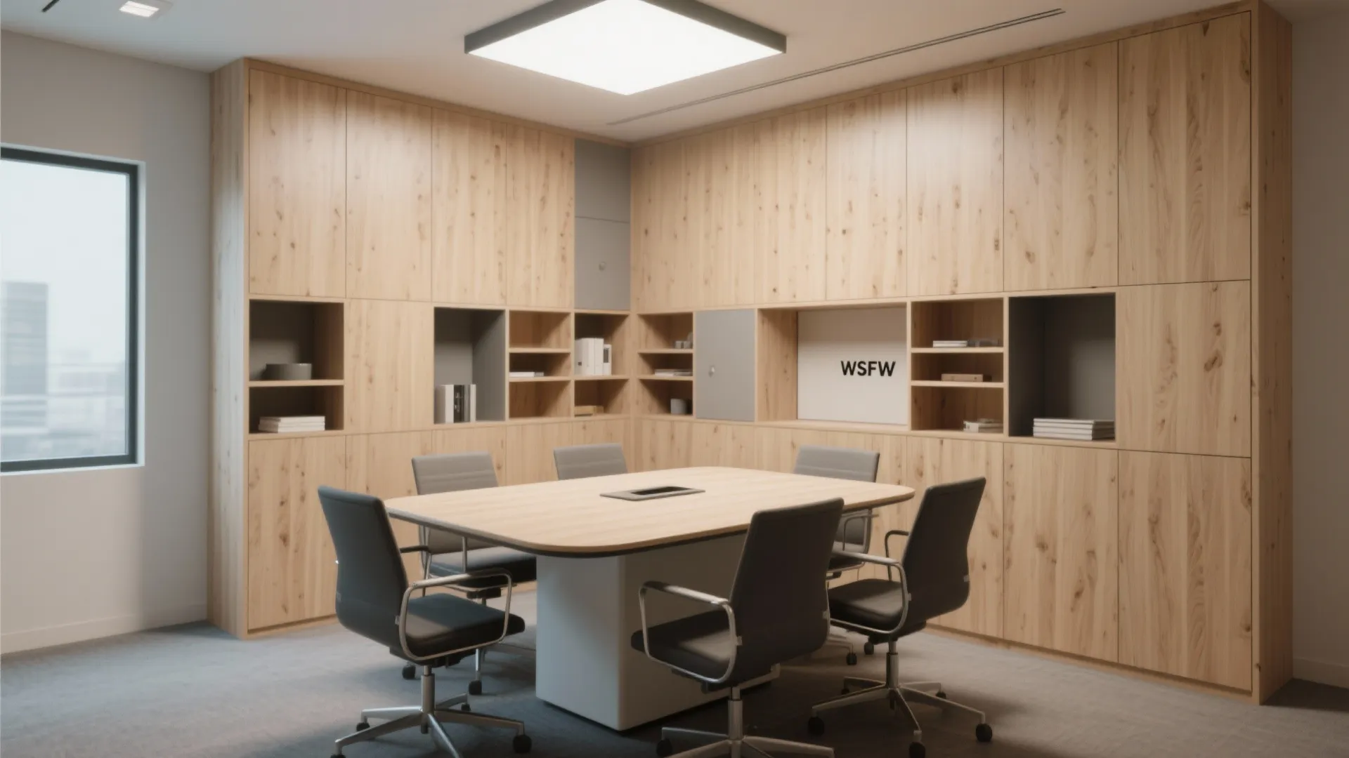 Built-in Storage Wall