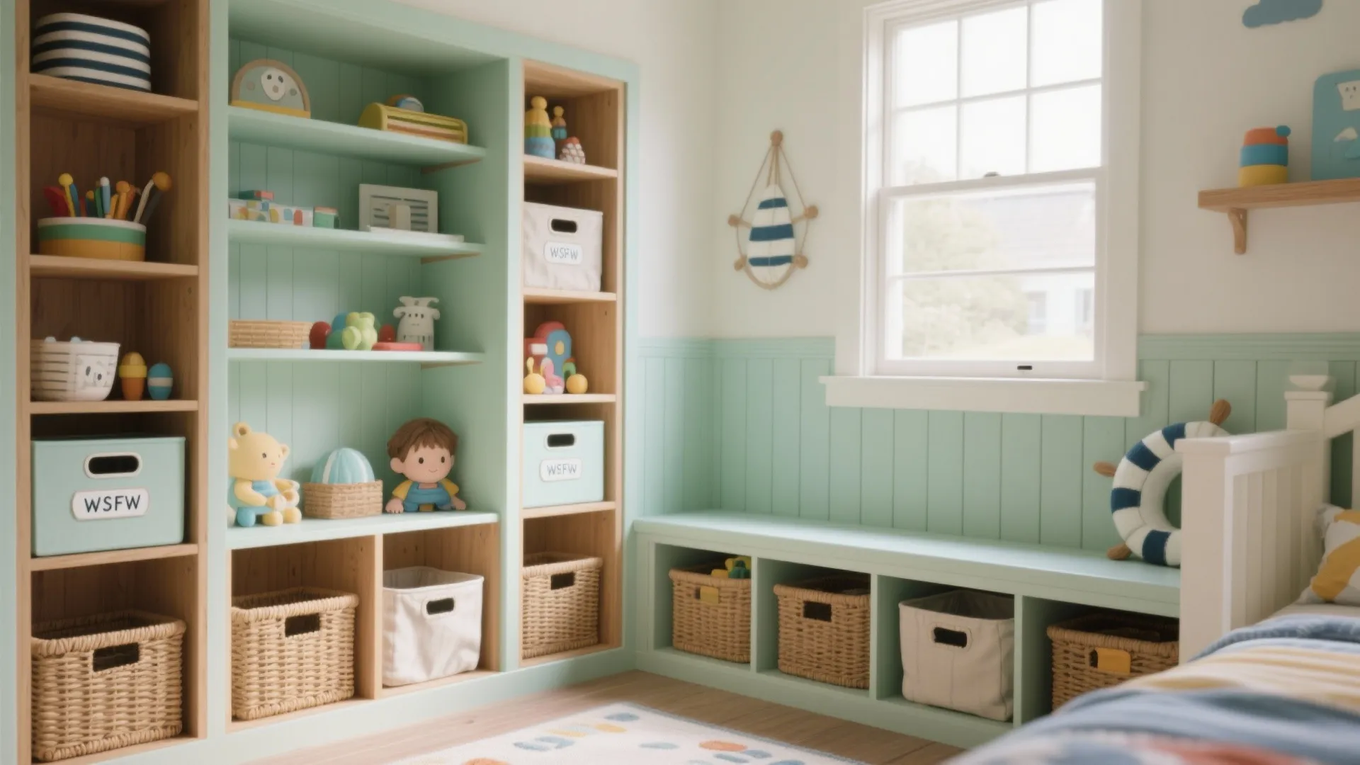 Built-in and Playful Storage
