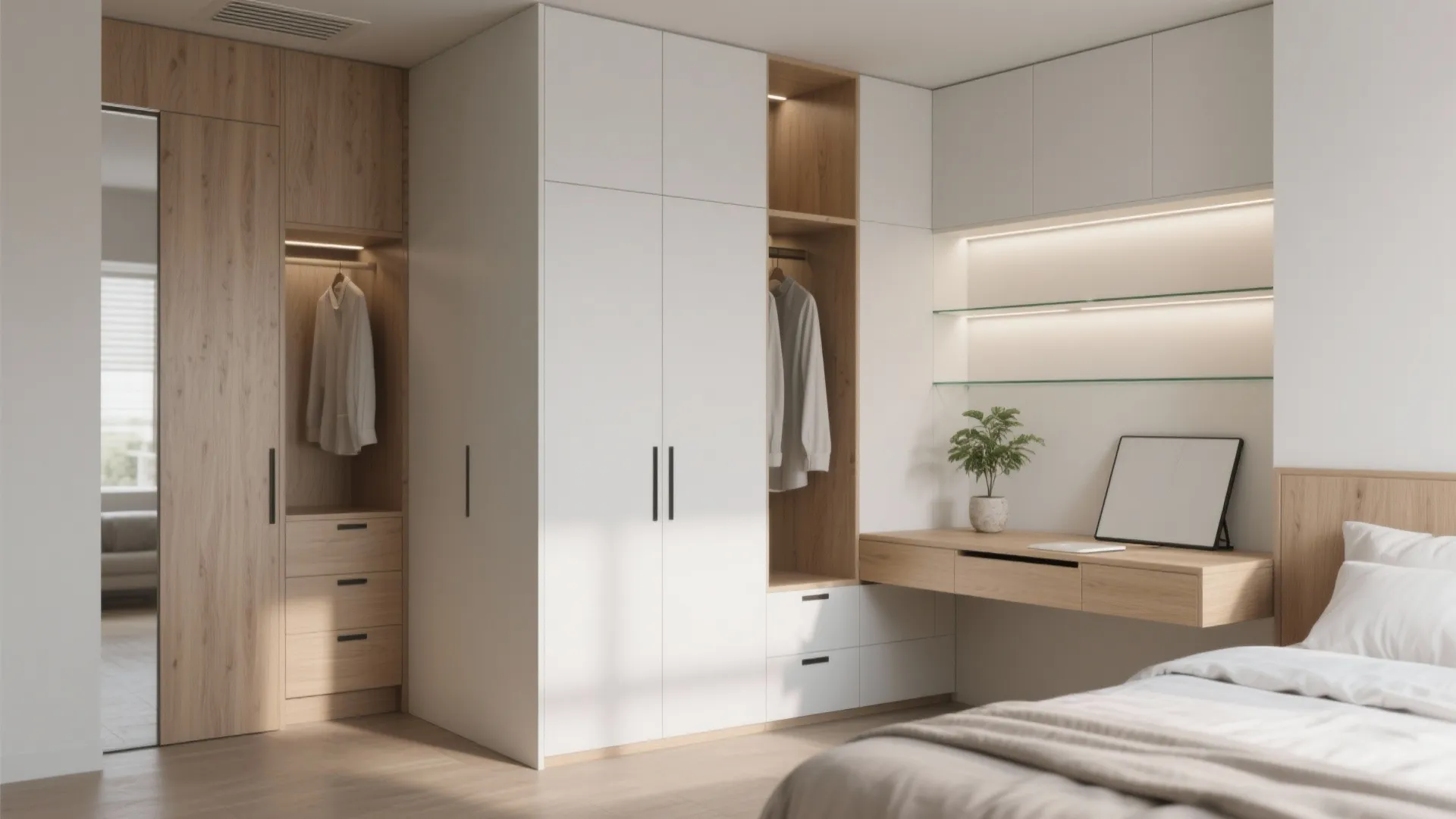 Minimalist Built-In Storage