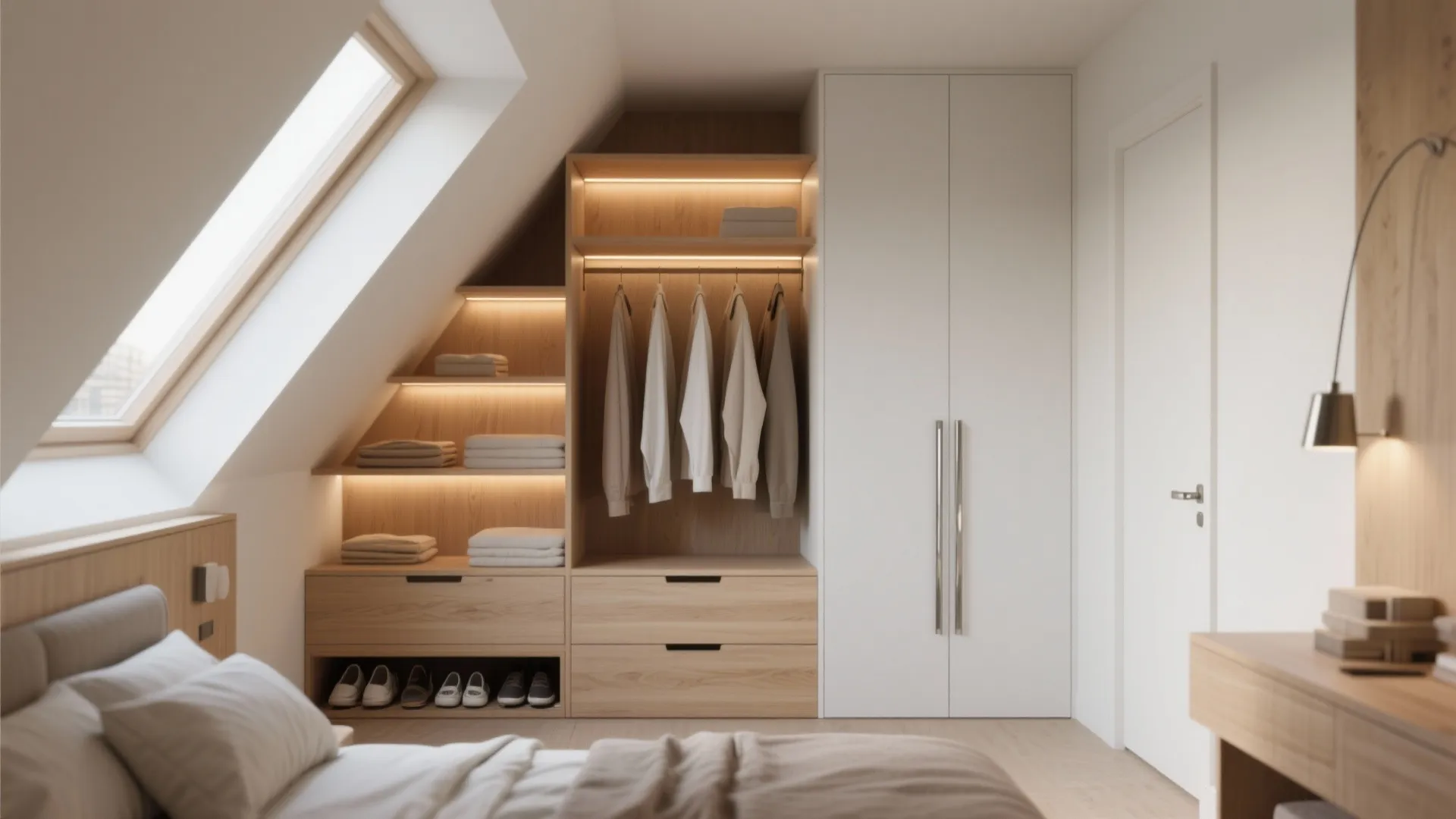 1. Built-in storage that looks intentional
