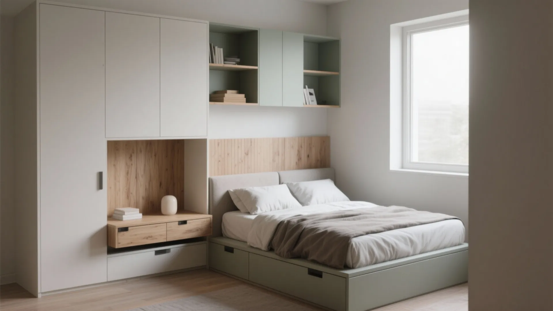 Built-in Storage That Disappears