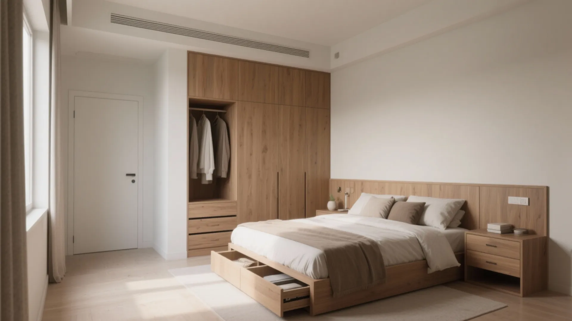 1. Built-in storage that disappears