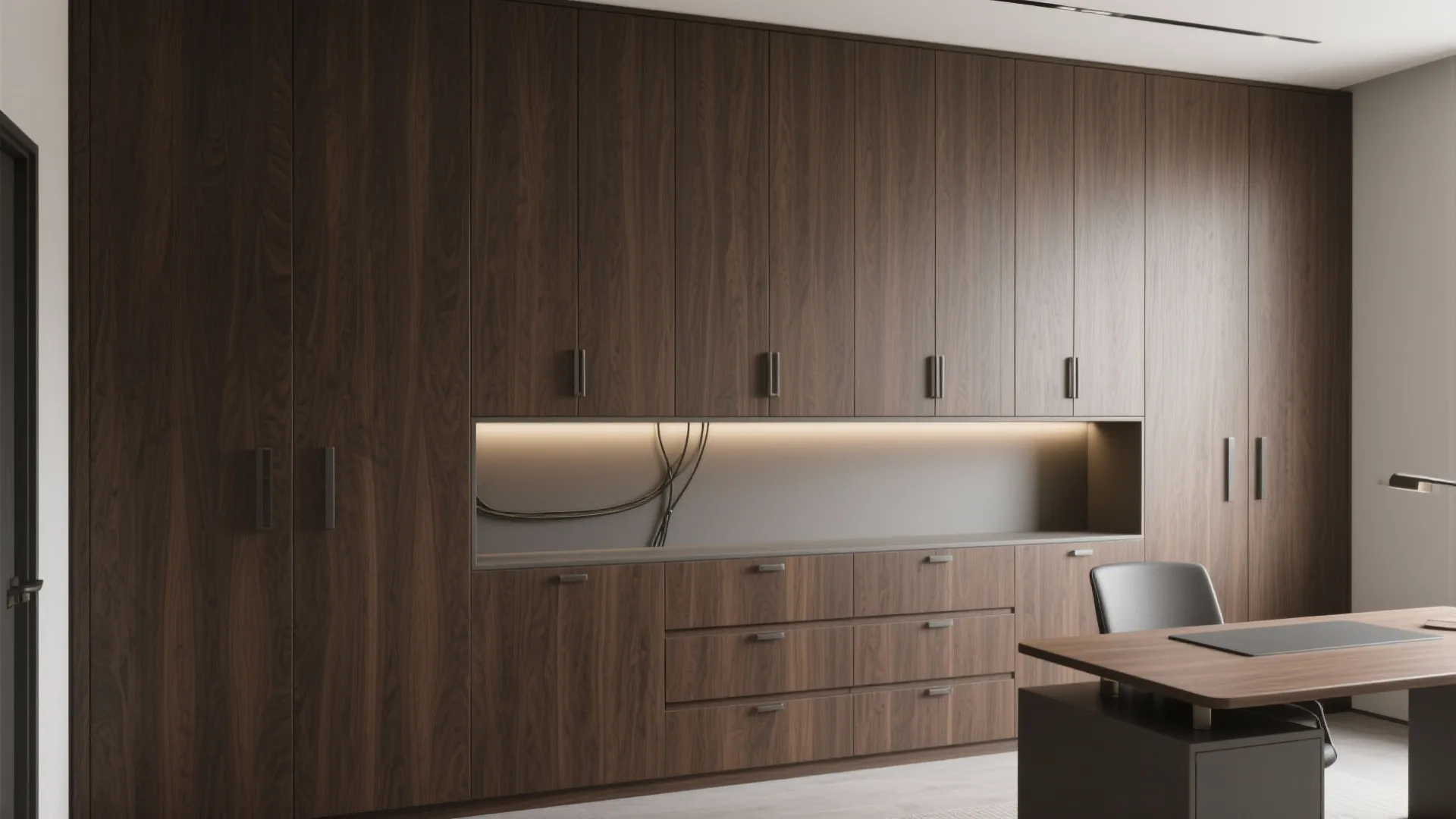 4. Built-in Storage that Disappears