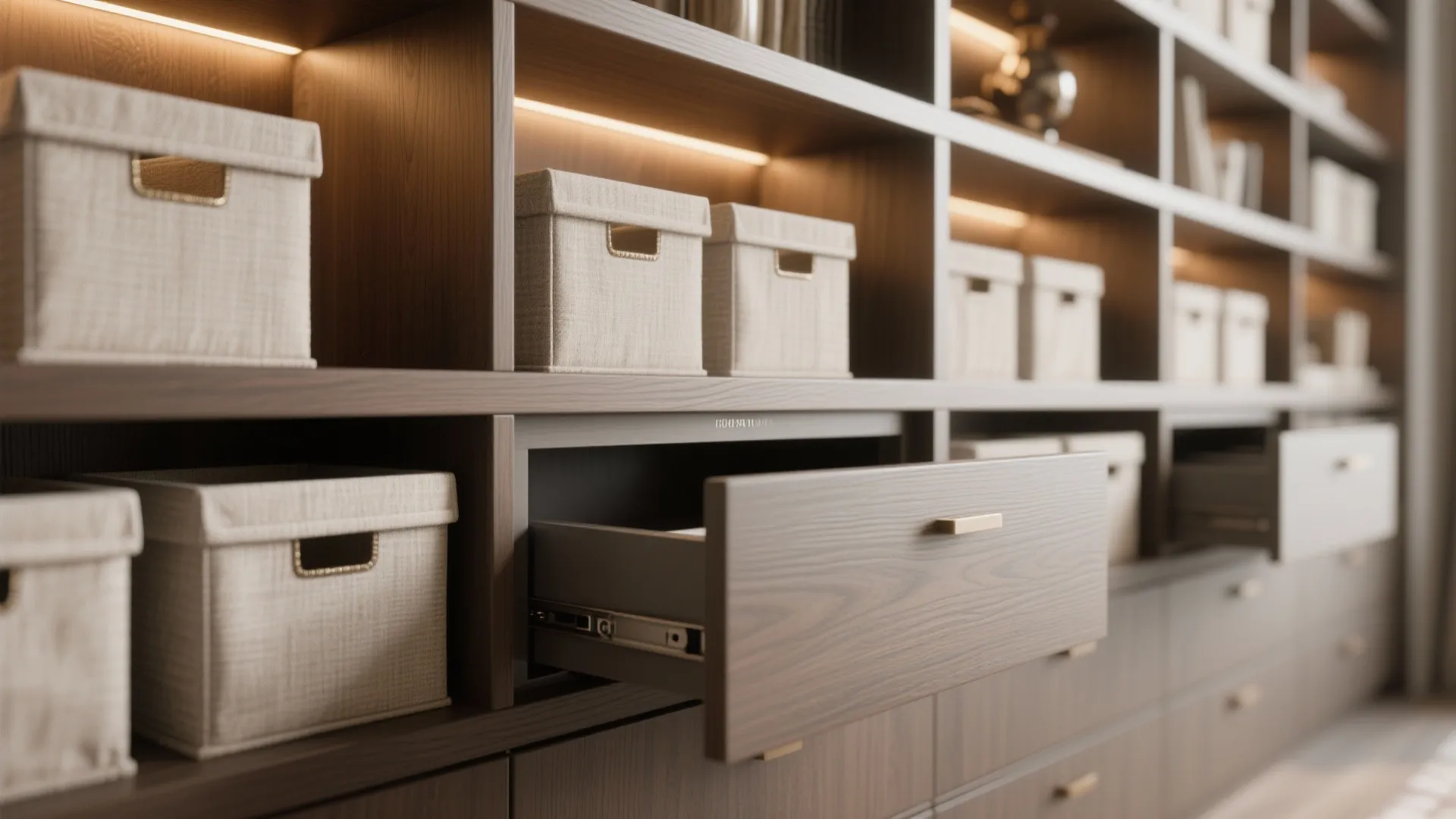 2. Built-in Storage that Pretends to Be Decor