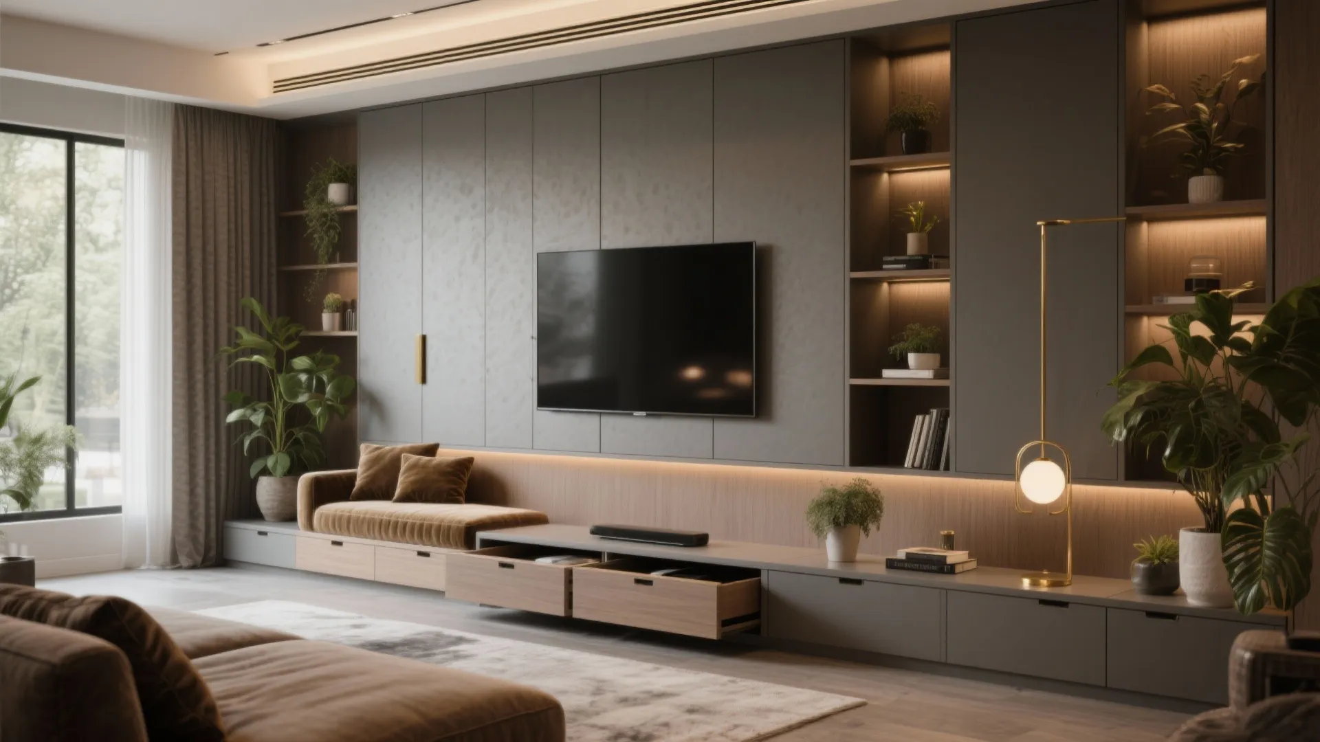 2. Integrated Storage That Reads as Furniture