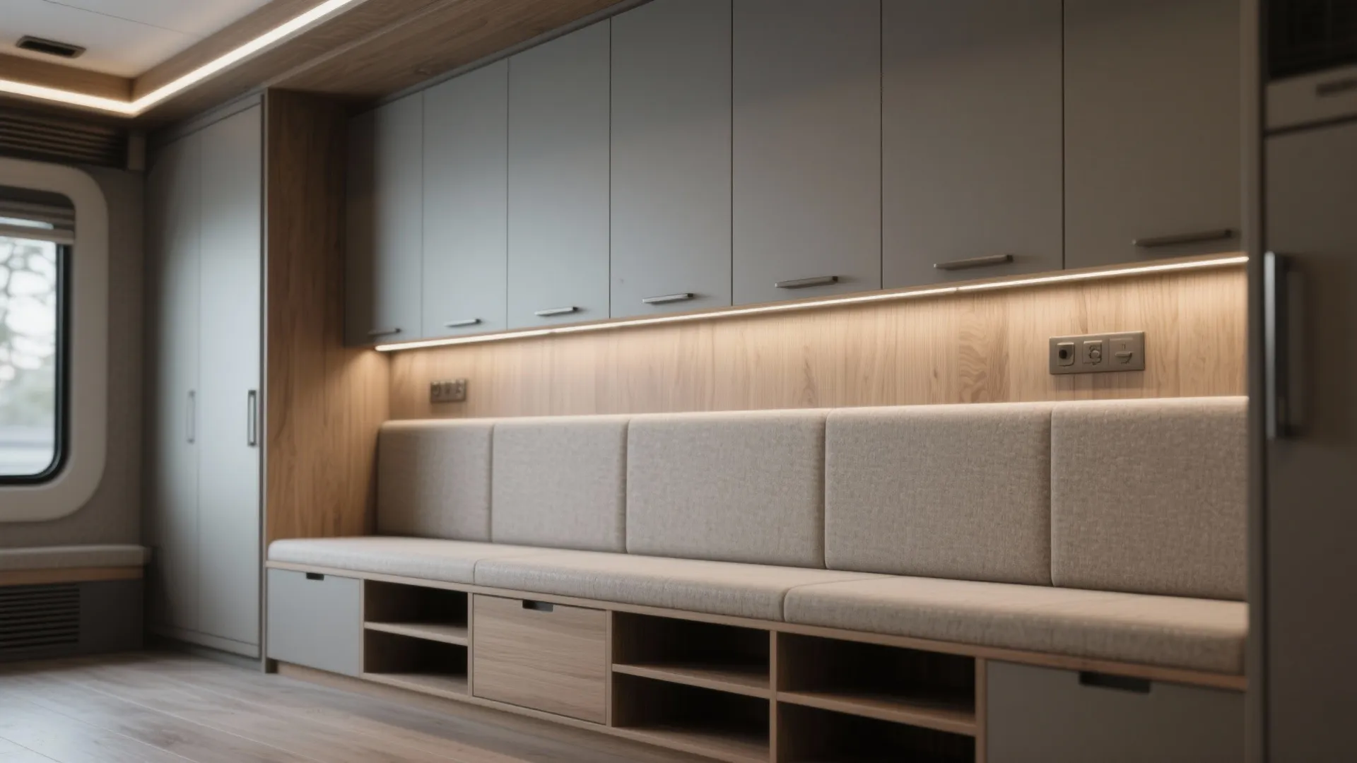 4. Built-In Storage Walls