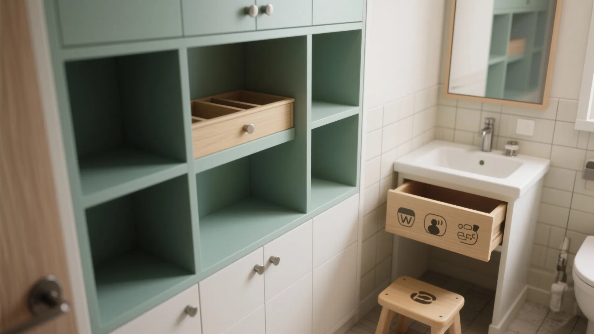 3. Built-in storage disguised as play